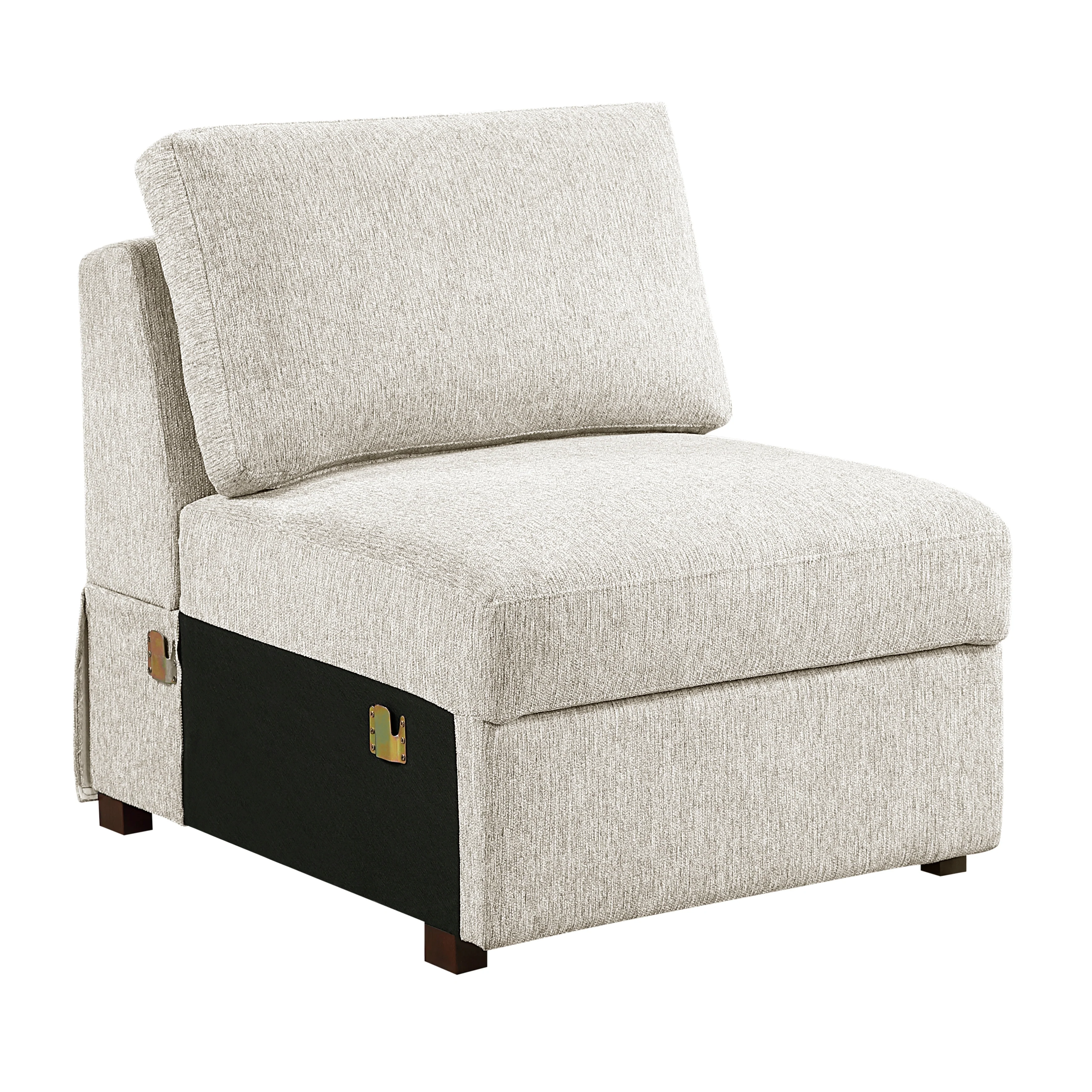 Isla 4-piece Sectional With Convertible And Reversible Chaise, Hidden Storage, Click Motion Back - Image 7