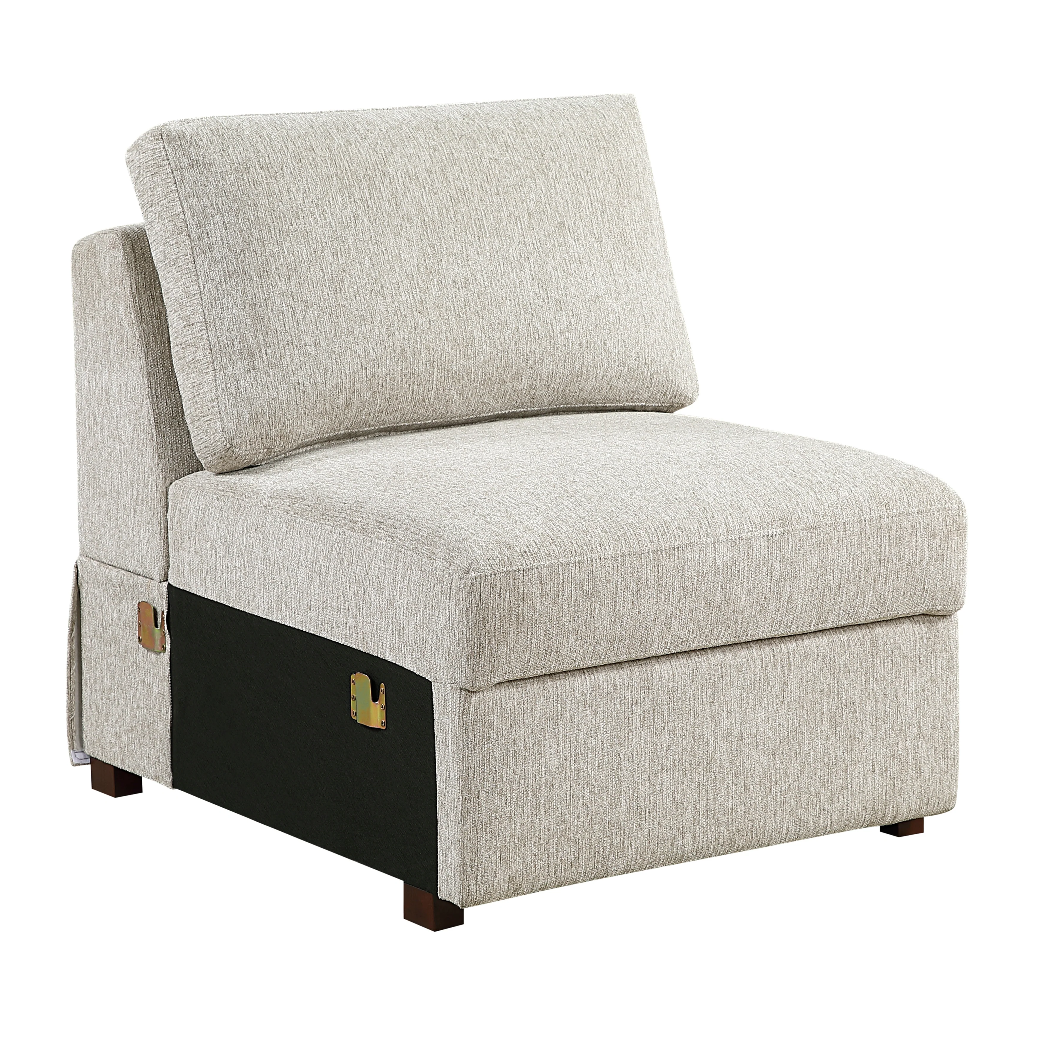 Isla 4-piece Sectional With Reversible Chaise, Pull-out Bed And Hidden Storage - Image 3