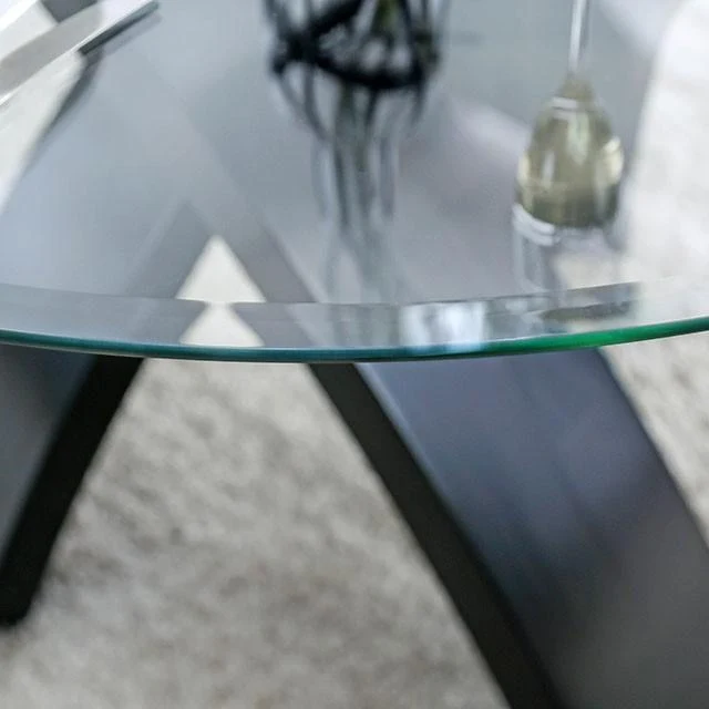Jasmin Black/White Round Dining Table - Image 3