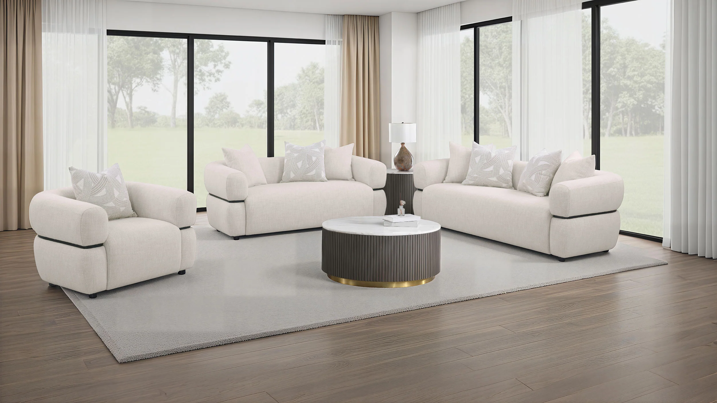 Jeanette Sofa Set - Image 12