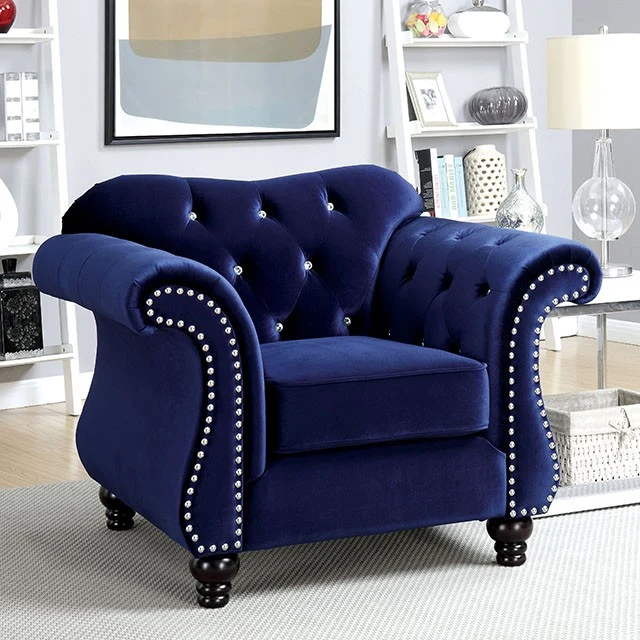 Jolanda Chair Blue & Grey - Image 2