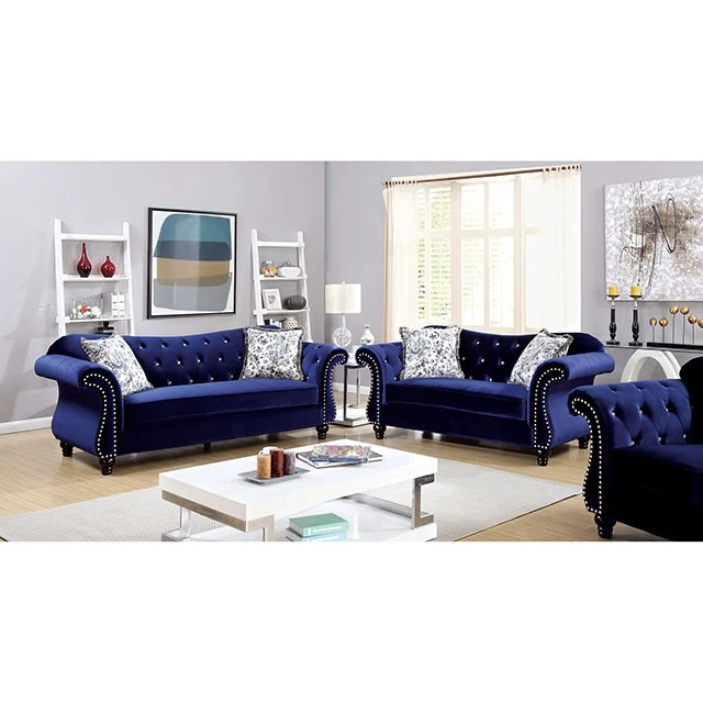 Jolanda Chair Blue & Grey - Image 3