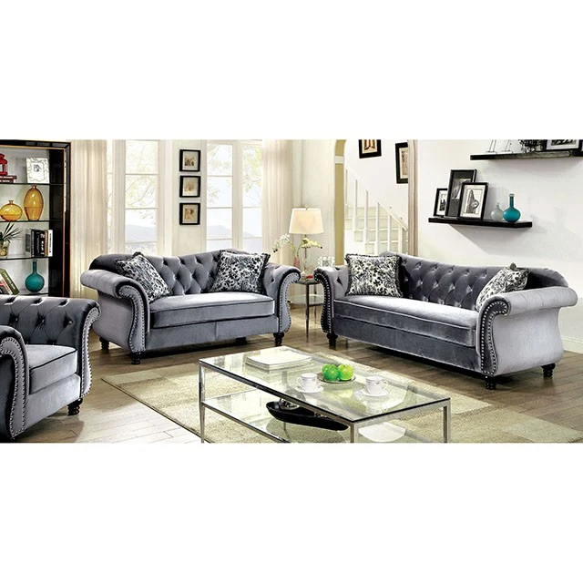 Jolanda Chair Blue & Grey - Image 8