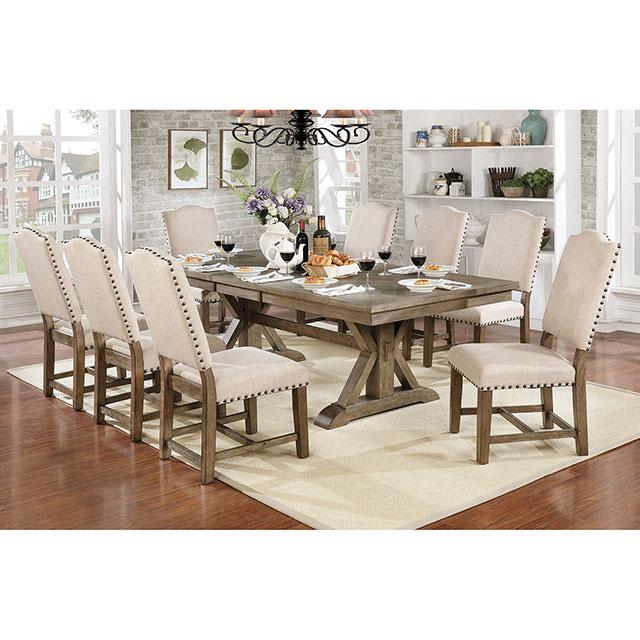 Julia Light Oak/Ivory Side Chair (2/CTN) - Image 3