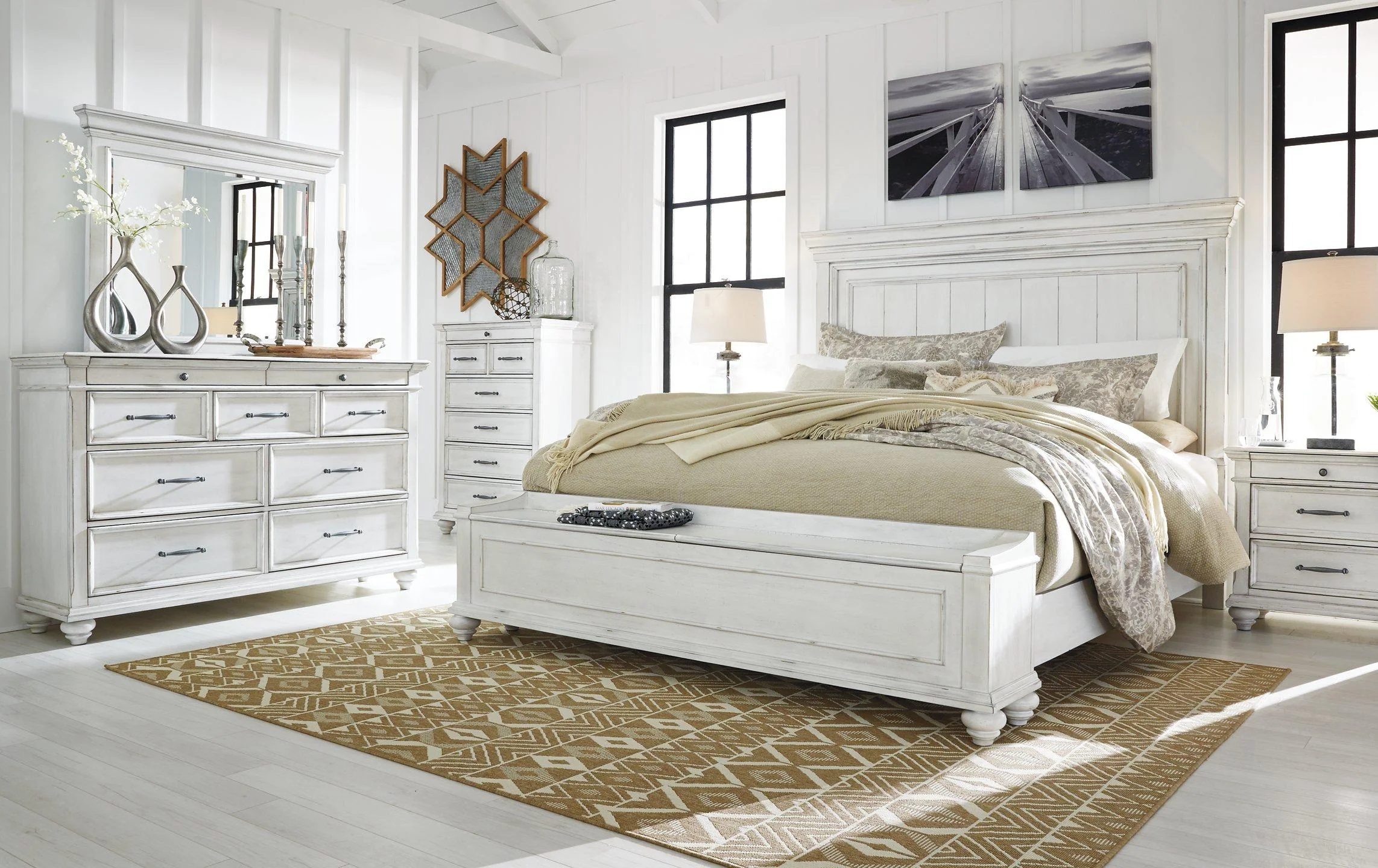 Kanwyn Bed with Storage Bench - Image 45