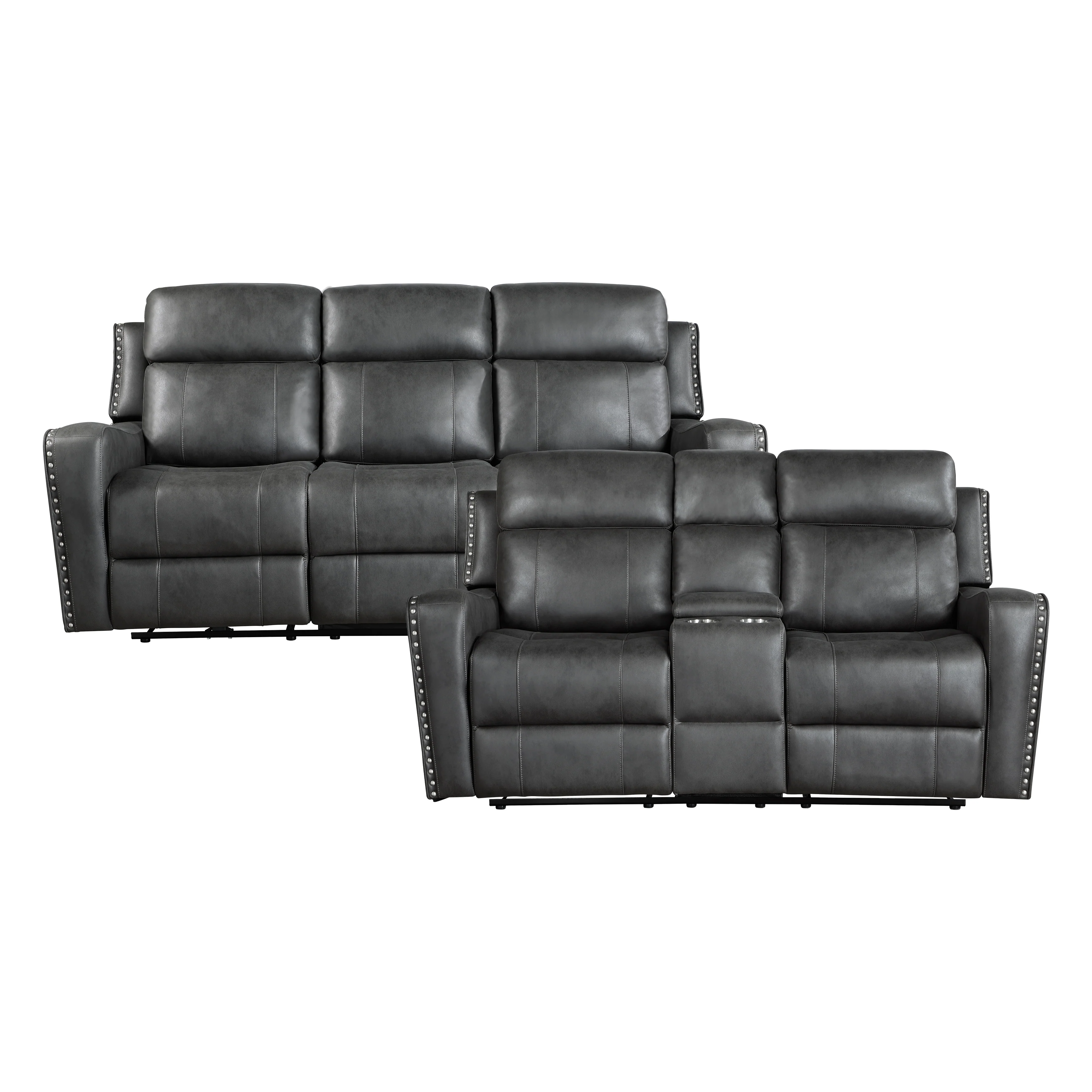 Kellen 2pc Set: Sofa, Love