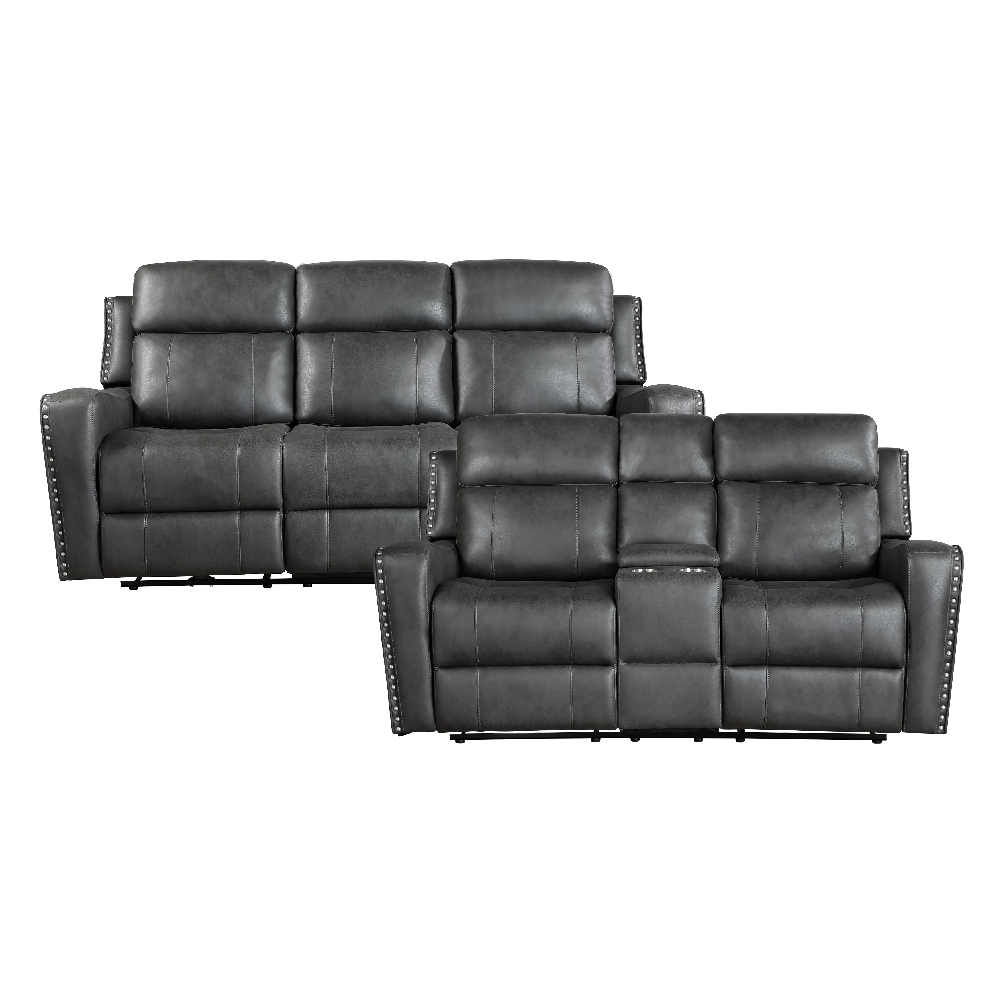 Kellen 2pc Set: Sofa, Love (power)