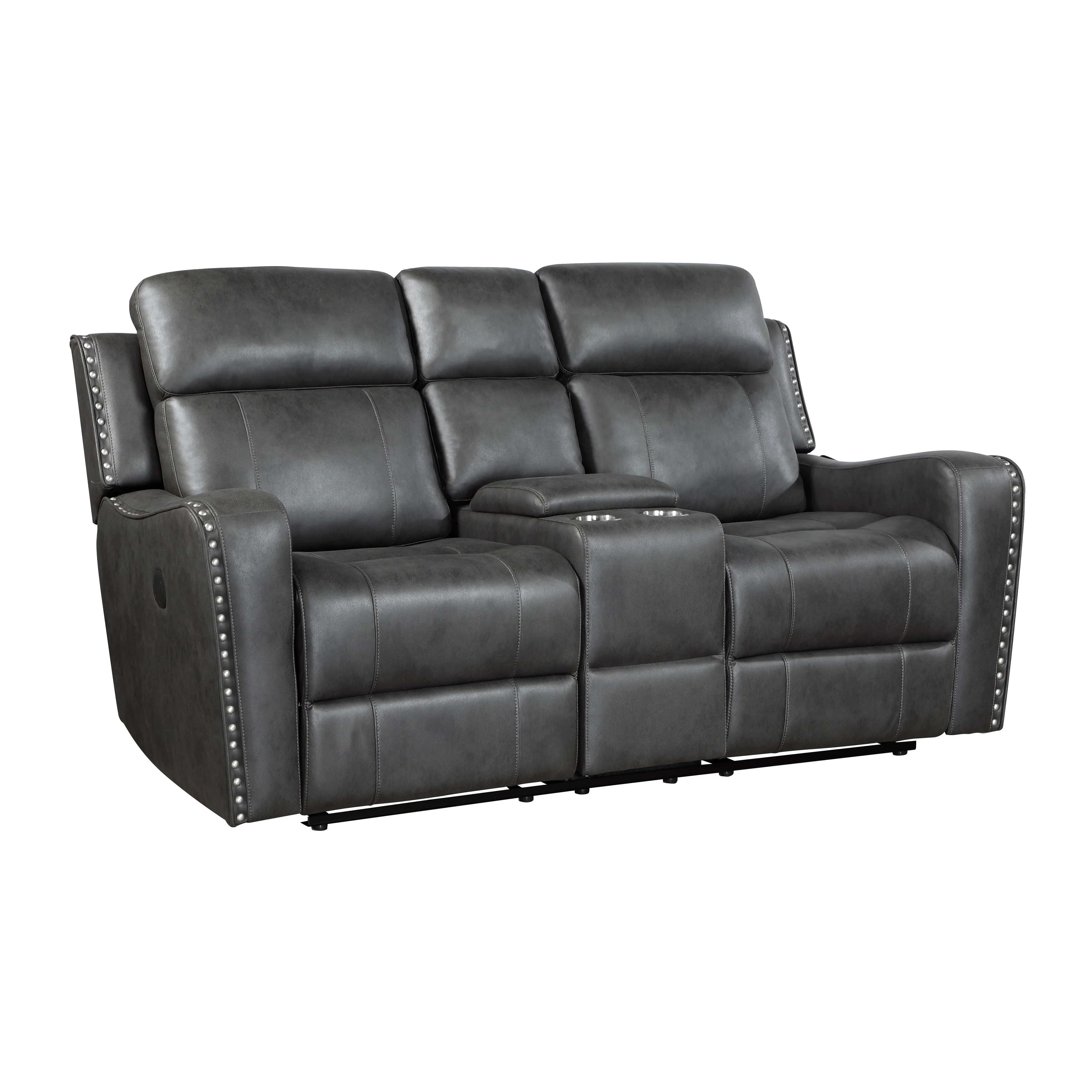 Kellen Power Double Reclining Love Seat With Center Console - Image 2