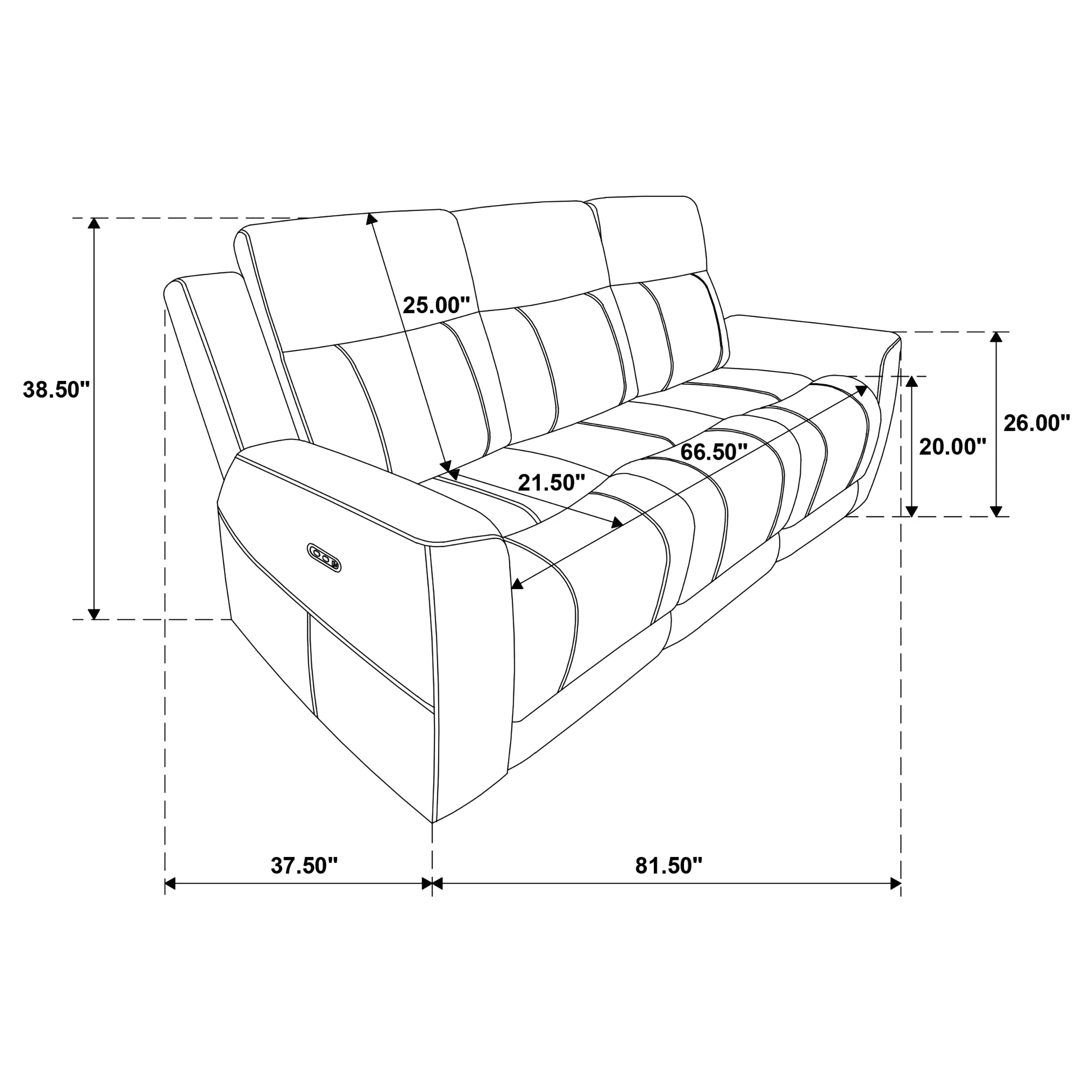 Kennett Power Reclining Sofa Set - Image 51