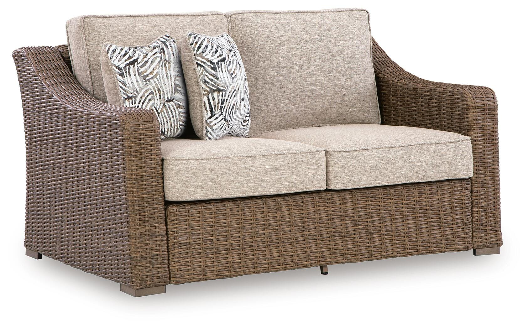 Laguna Heights Outdoor Loveseat with Cushion - Image 2
