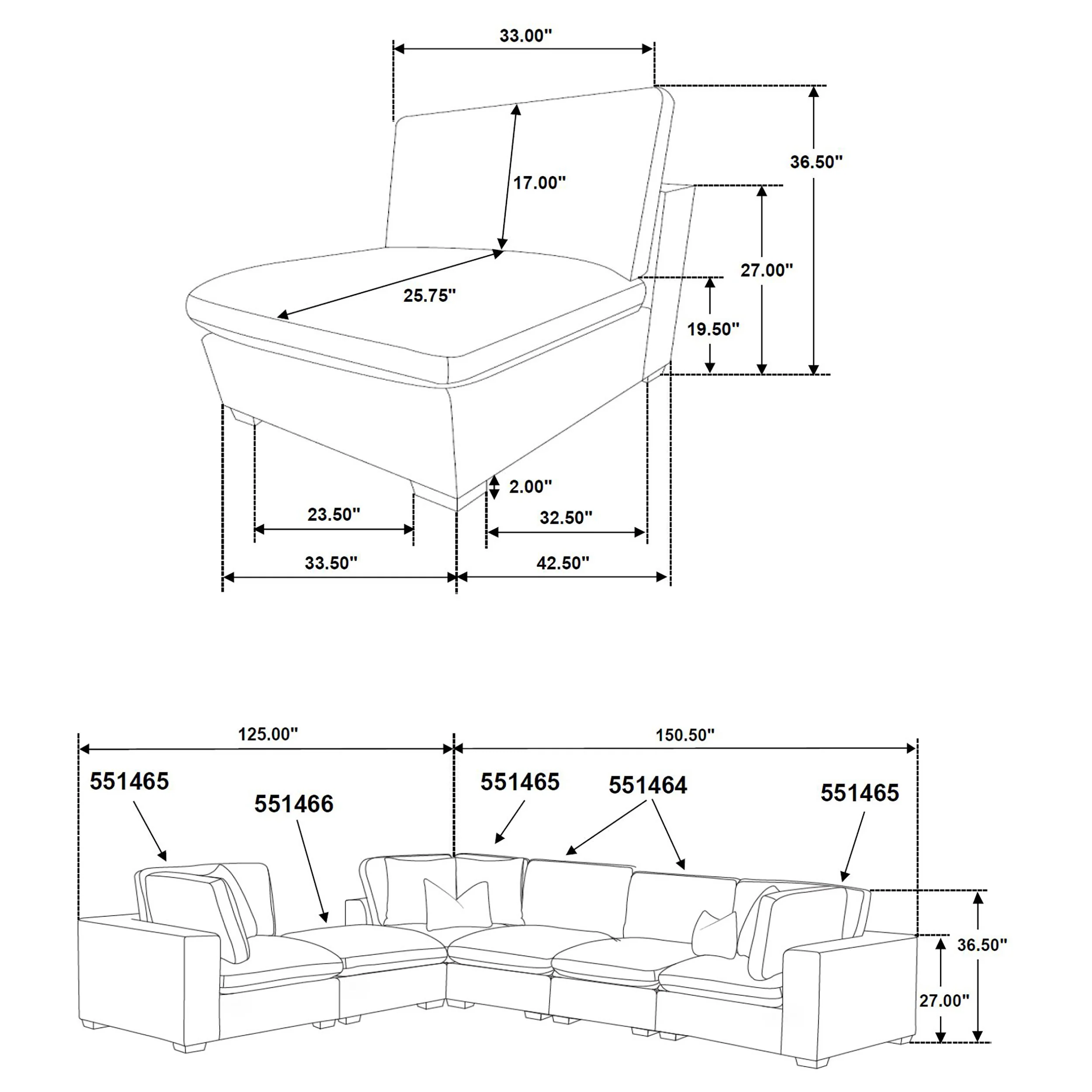 Lakeview Modular Sectional Sofa - Image 72