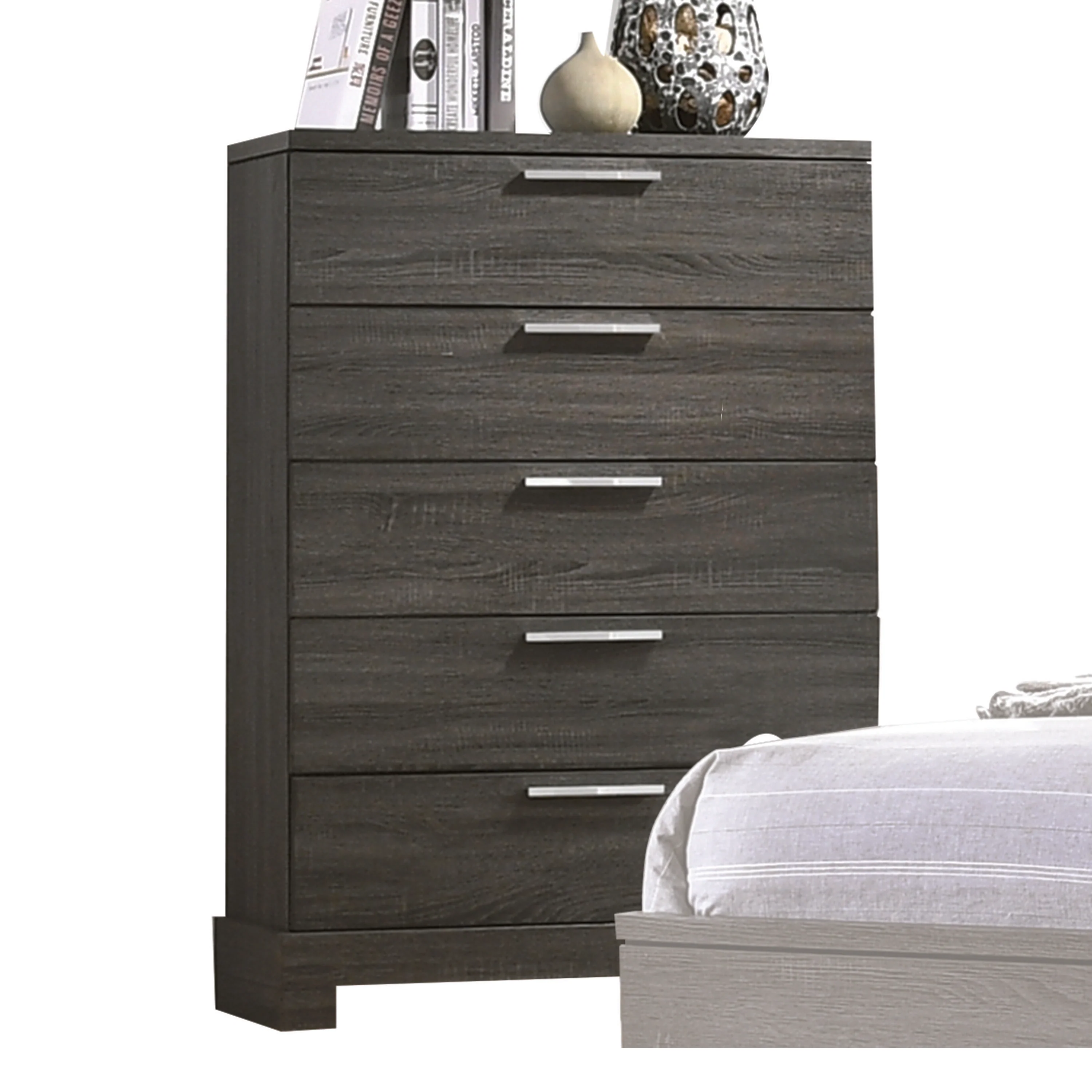 Lantha Gray Oak Chest