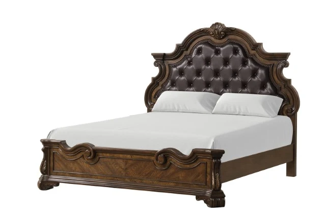 Leovanni 4 Pc Queen Bedroom Set Brown - Image 5