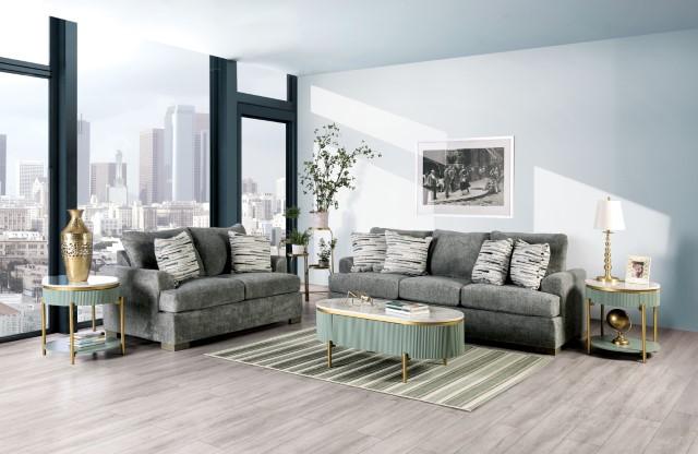 LEYTONSTONE Loveseat, Gray - Image 2