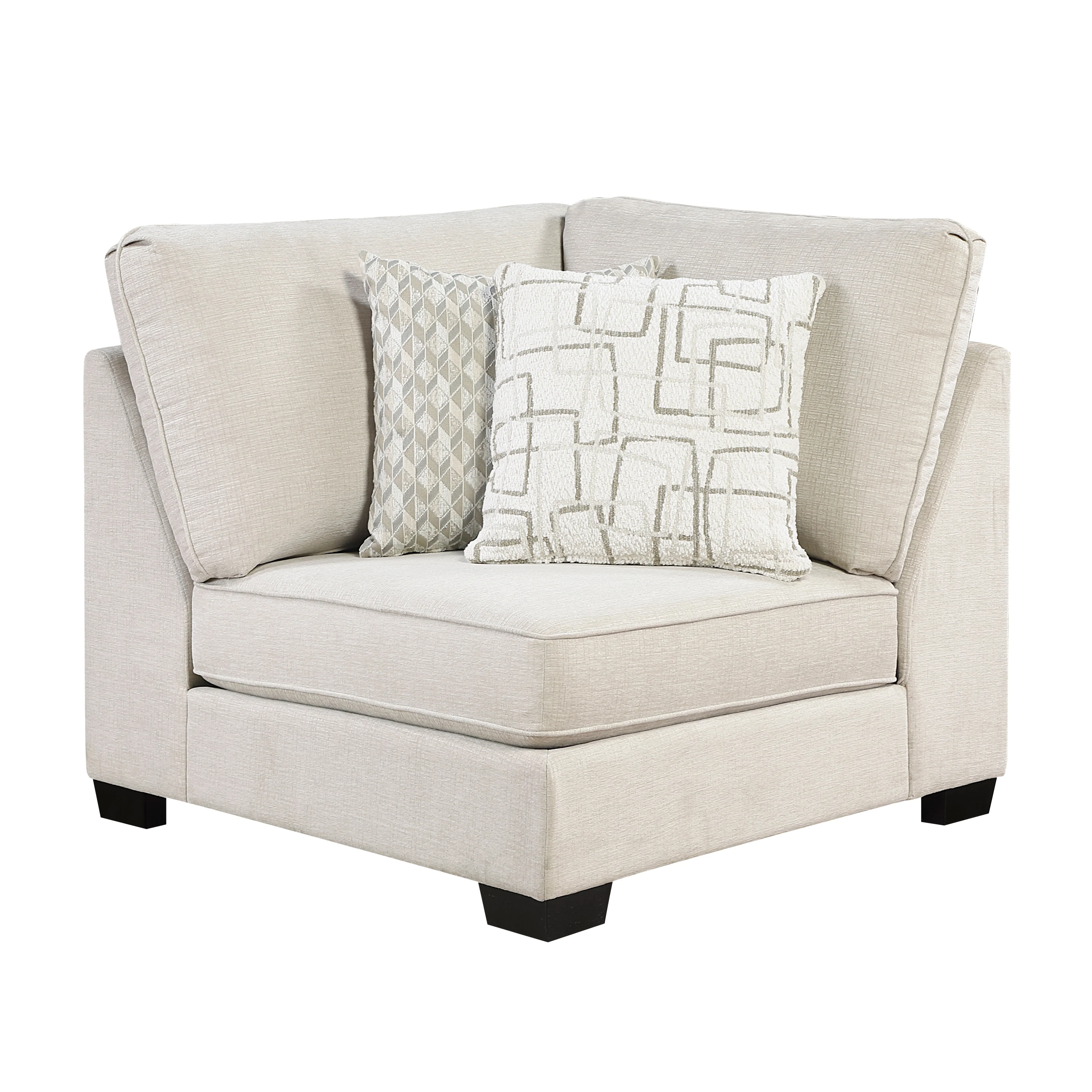 Livia 4-piece Sectional With Ottoman - Image 4