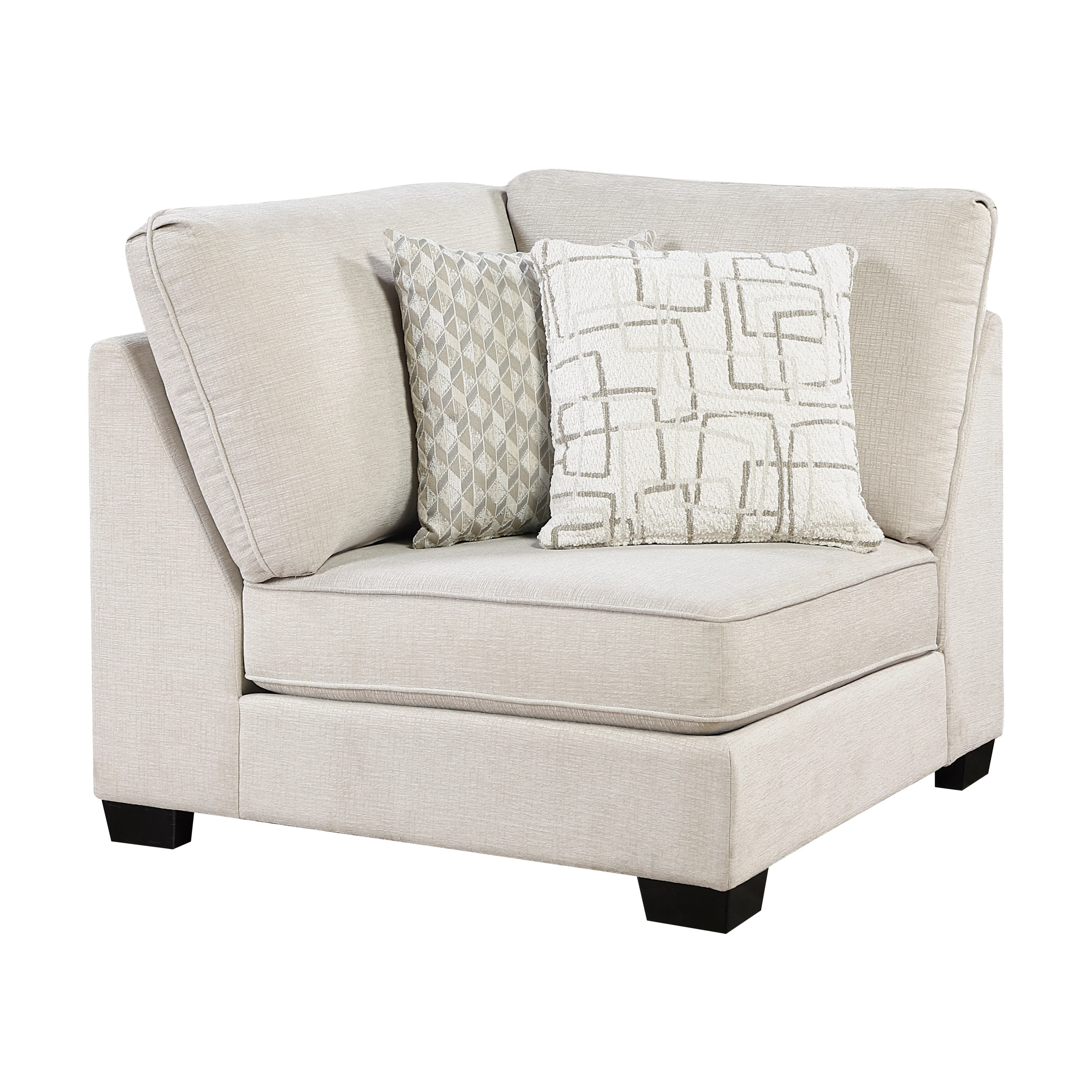 Livia 4-piece Sectional With Ottoman - Image 5