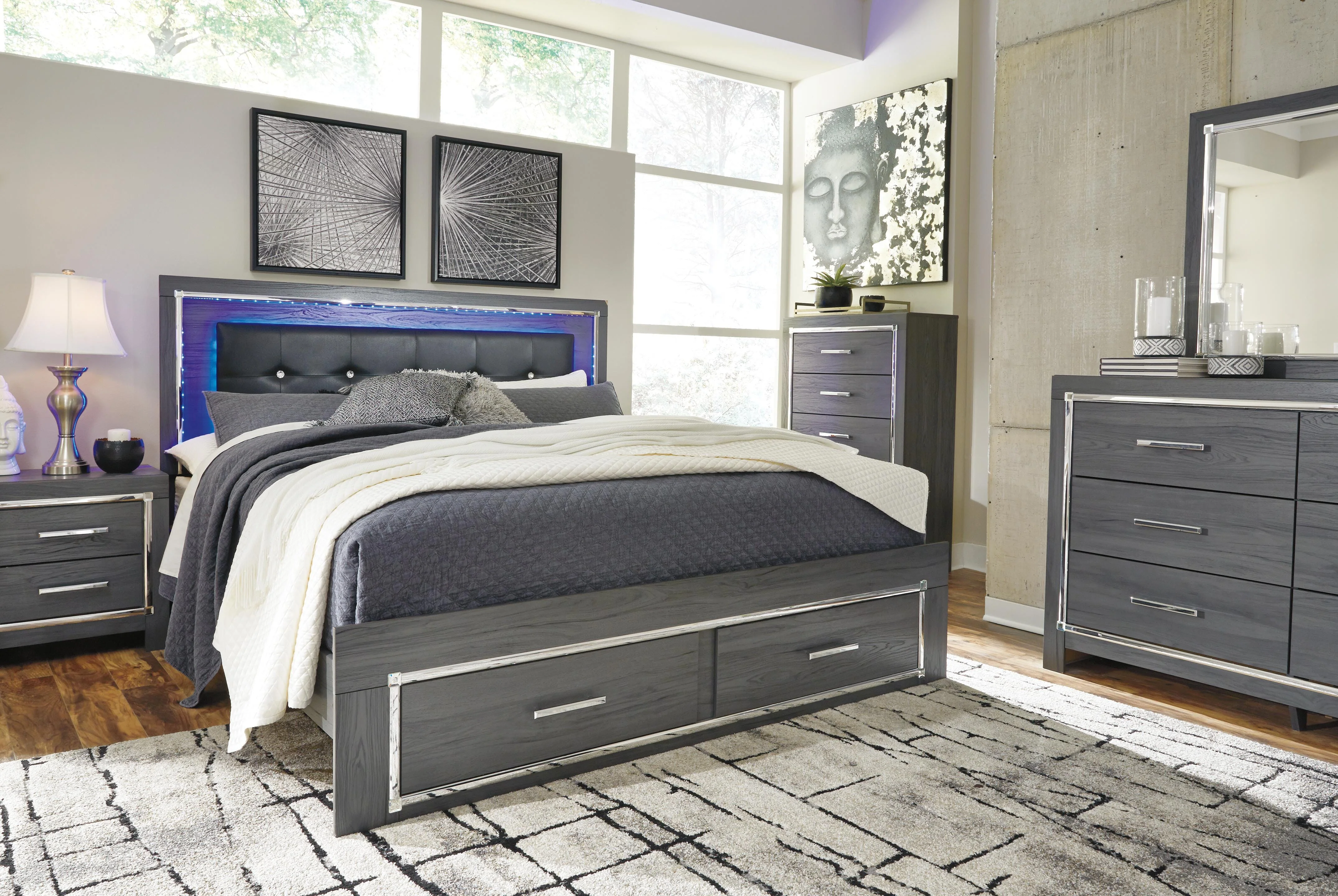 Lodanna Bed with 2 Storage Drawers - Image 38