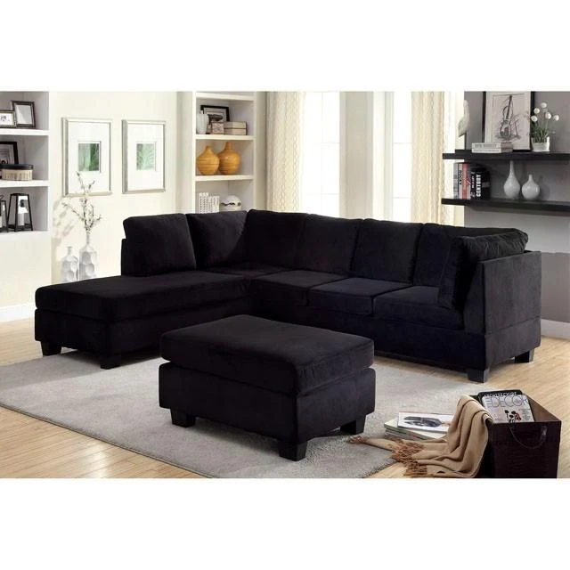 LOMMA Black Ottoman - Image 2