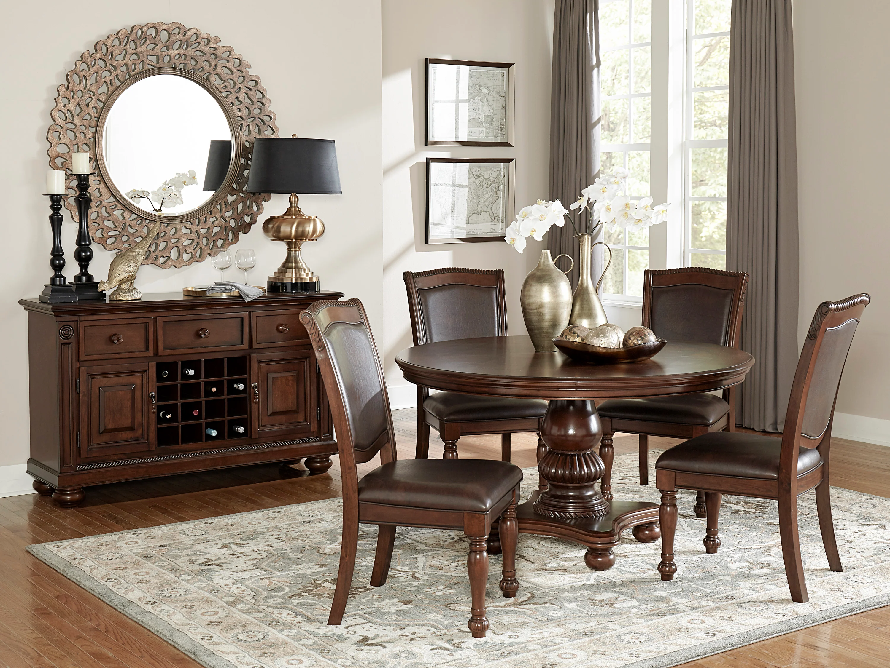 Lordsburg round Dining Table - Image 4