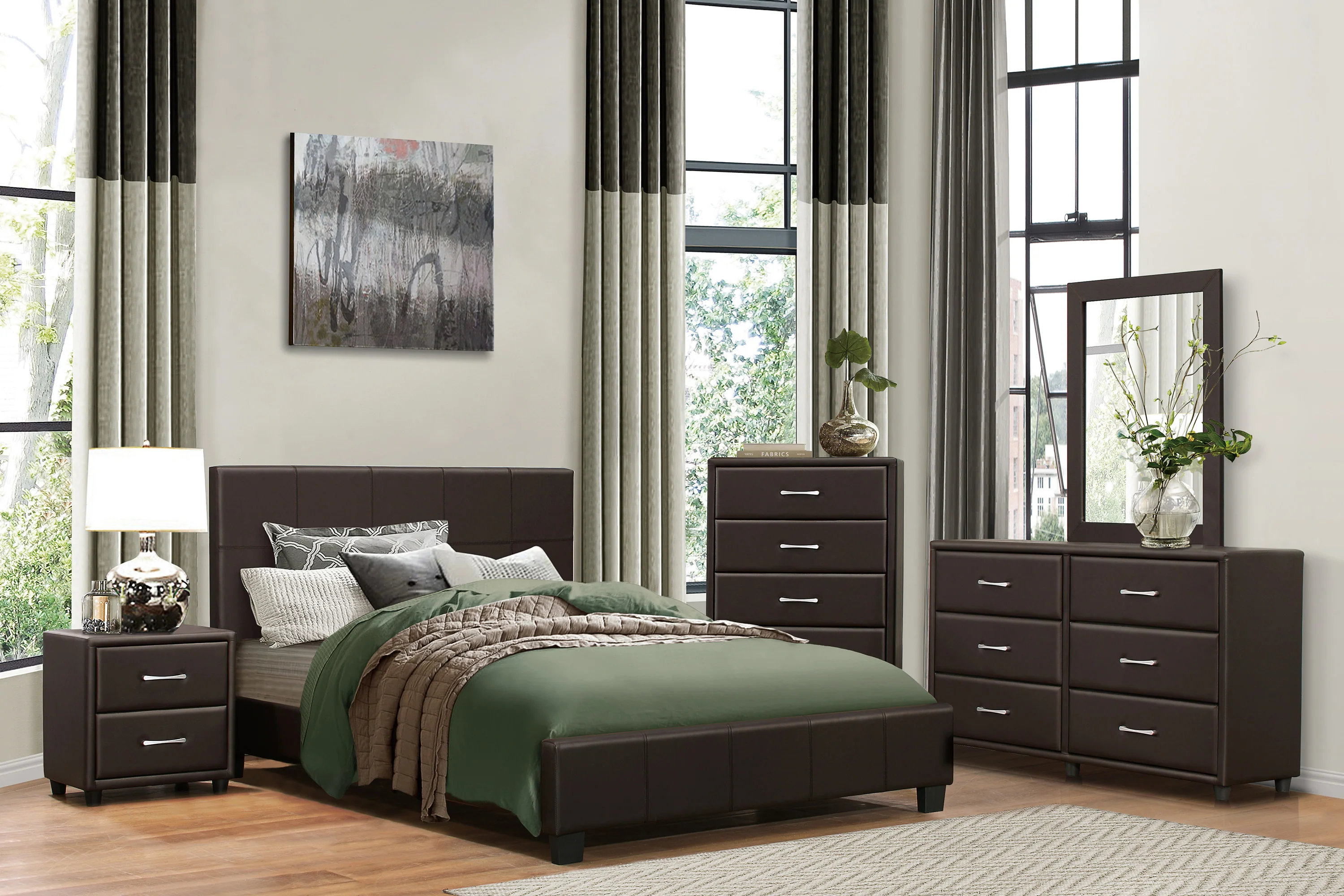 Lorenzi (2)Eastern King Platform Bed - Image 5
