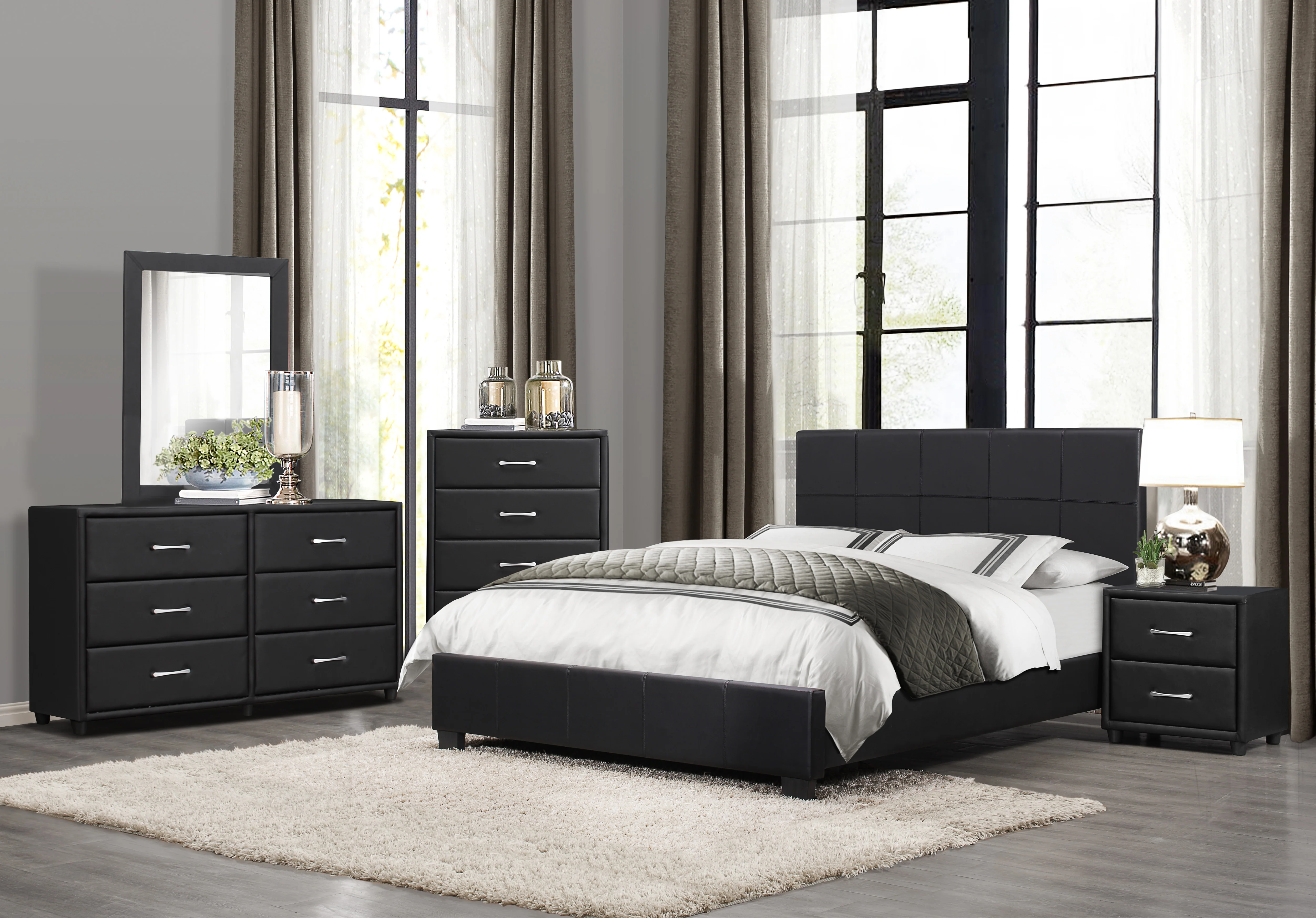 Lorenzi (2)Eastern King Platform Bed - Image 9