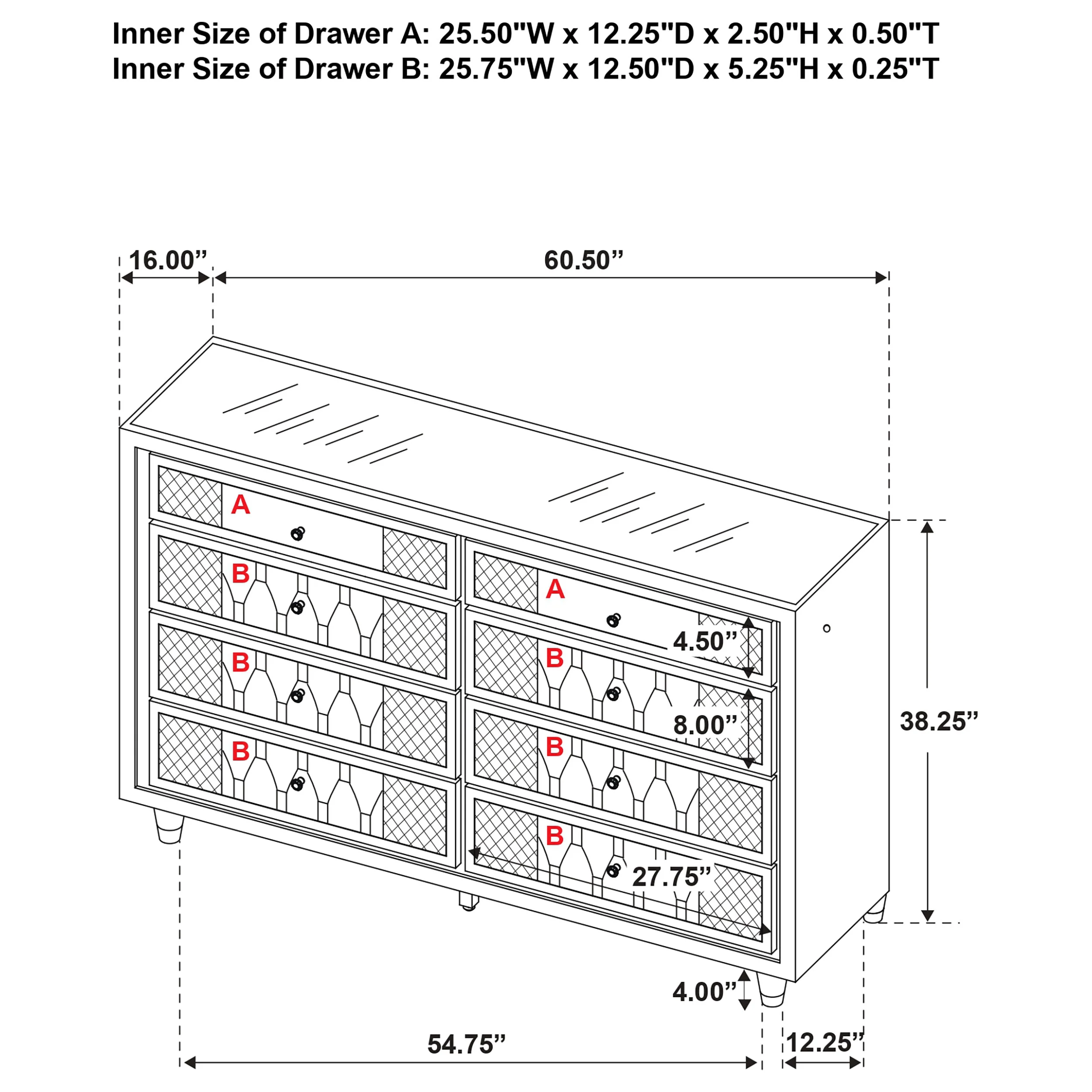Lorient LED Dresser - Image 15