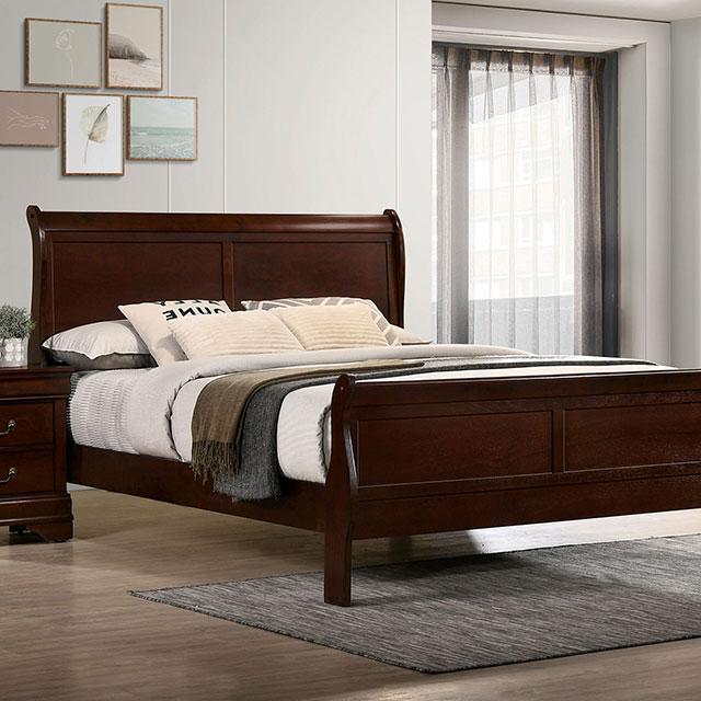 Louis Philippe Full, Twin, Full, & King Bed Black, Grey, Brown & White - Image 11