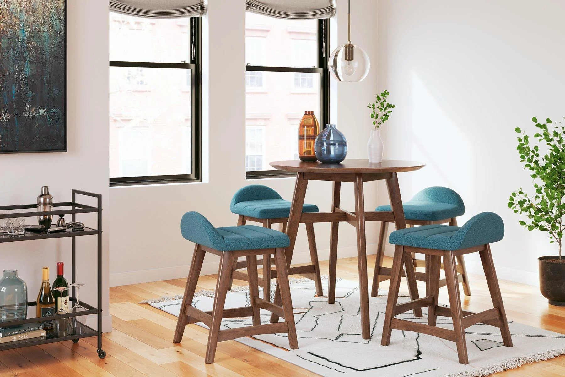 Lyncott Counter Height Bar Stool - Image 28
