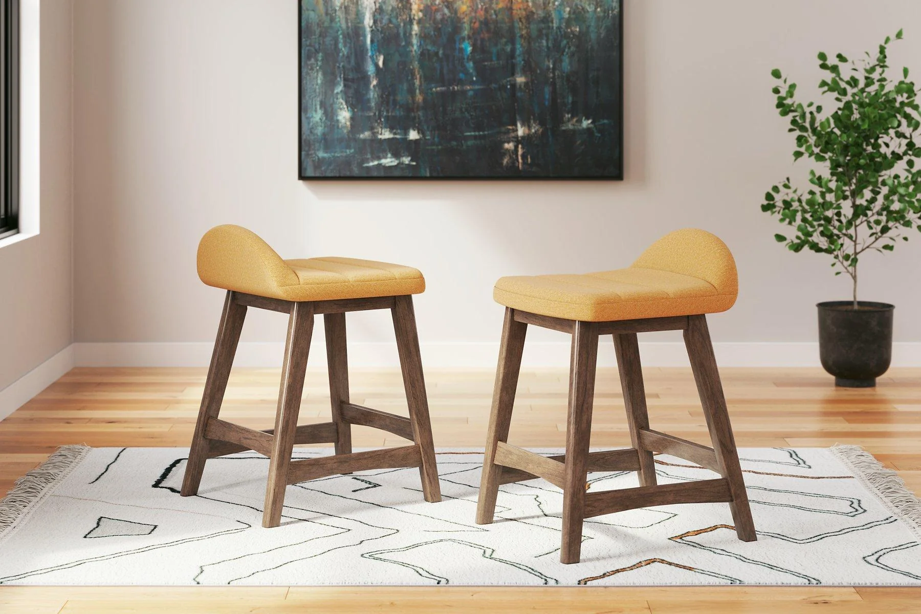 Lyncott Counter Height Bar Stool - Image 56
