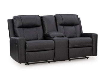 Mackmenville Reclining Loveseat with Console - Image 14
