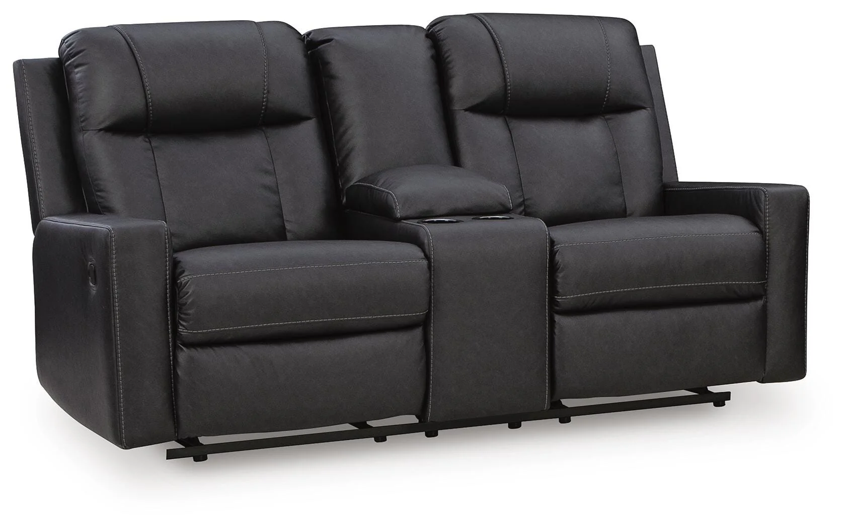 Mackmenville Reclining Loveseat with Console - Image 16