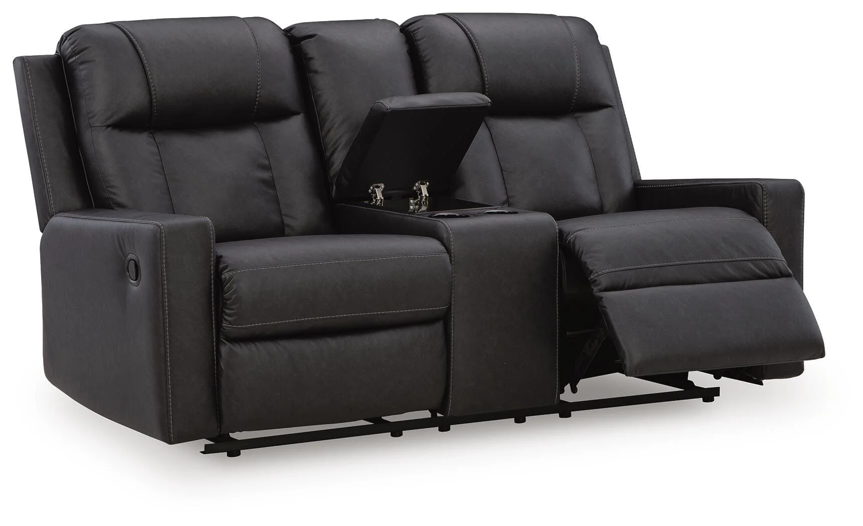 Mackmenville Reclining Loveseat with Console - Image 17