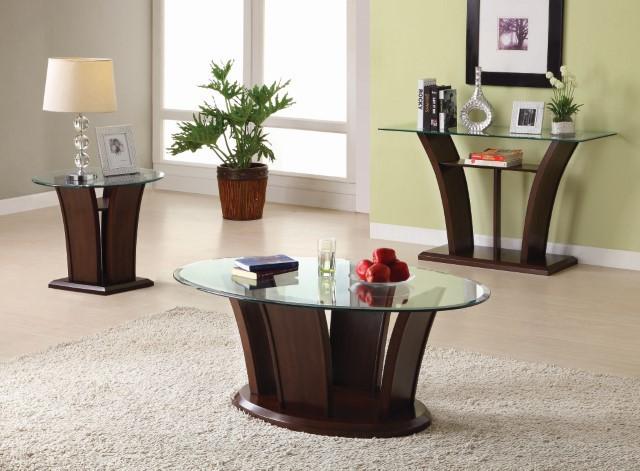 MANHATTAN IV Brown Cherry Coffee Table, Brown Cherry - Image 2