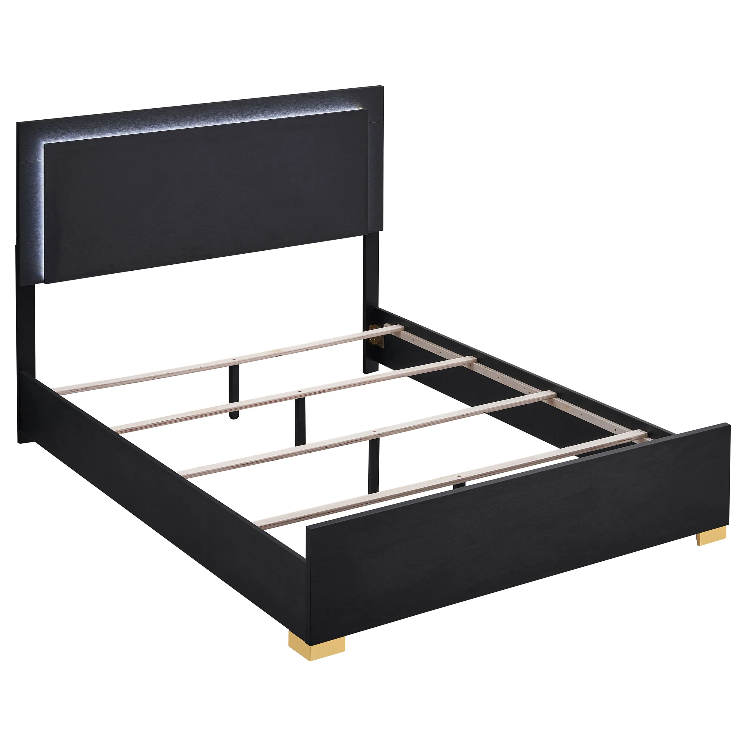 Marceline Panel Bed with LED Lighting