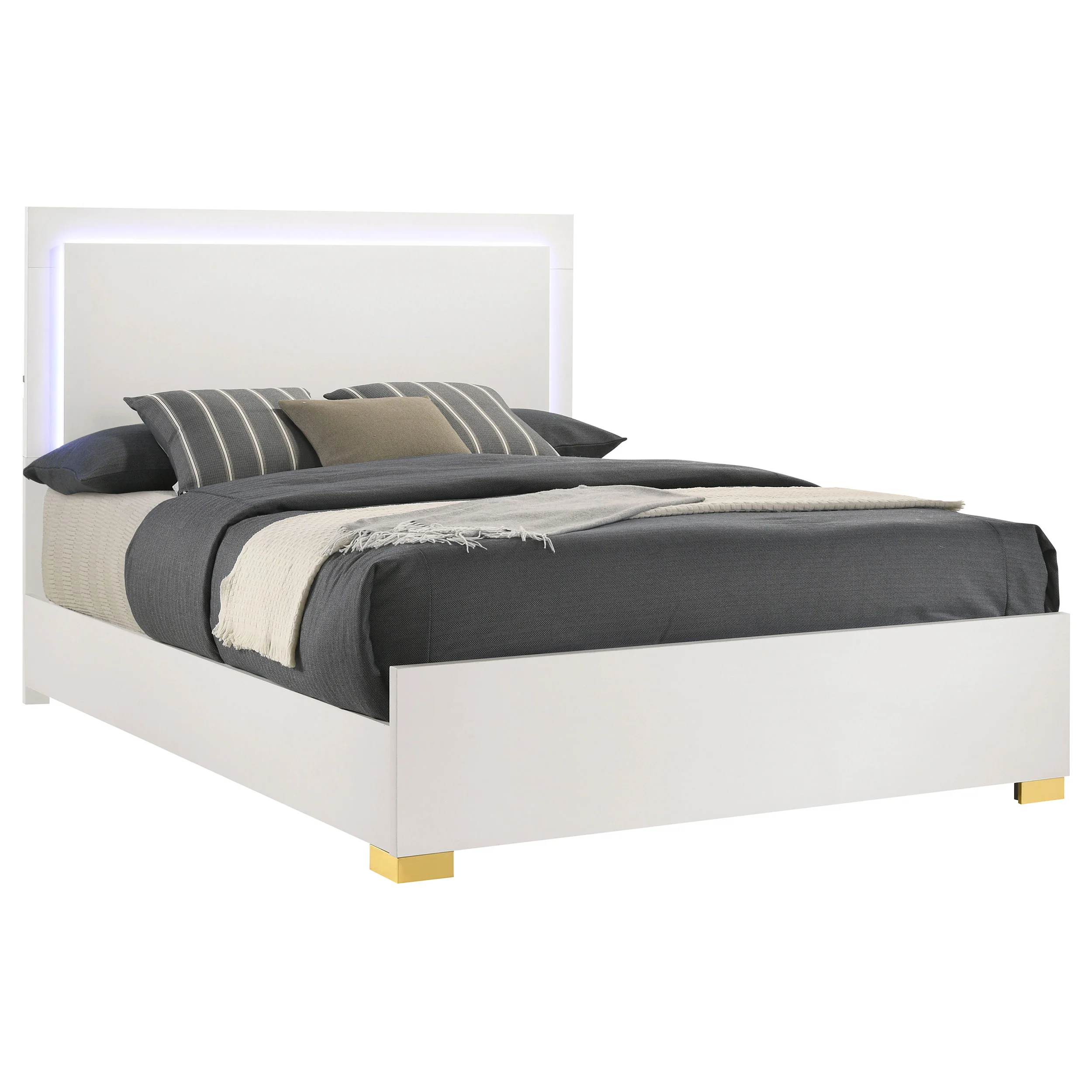 Marceline Panel Bed with LED Lighting - Image 42