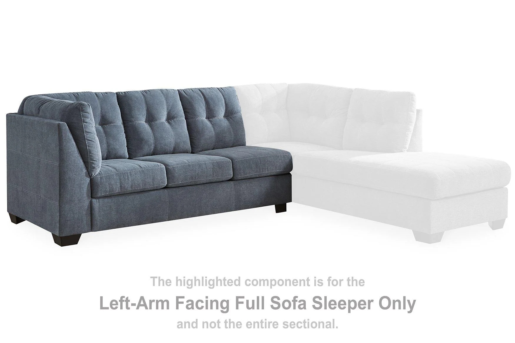 Marleton 2-Piece Sleeper Sectional with Chaise - Image 30