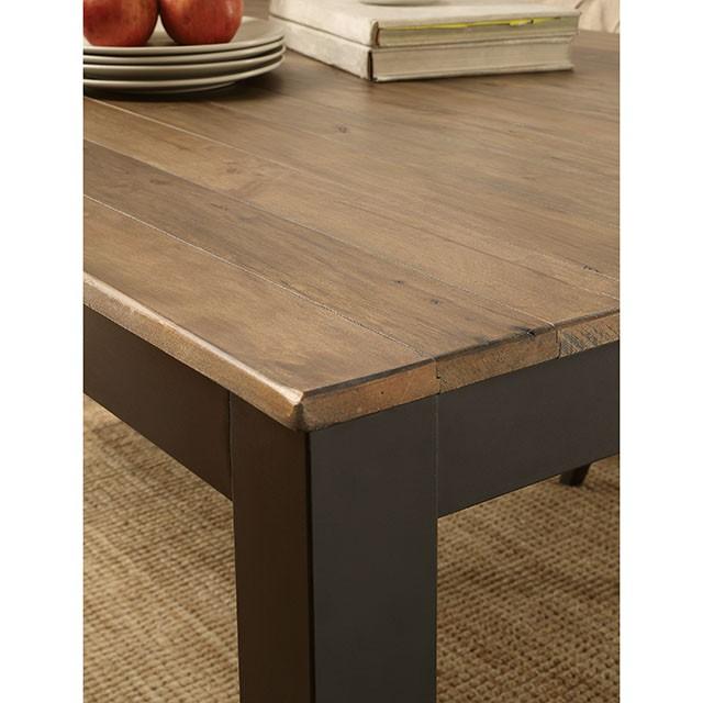 MARSHALL Rustic Oak Dining Table - Image 4