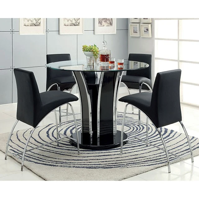 Mauna Counter Ht. Chair (2/Box) Black - Image 2