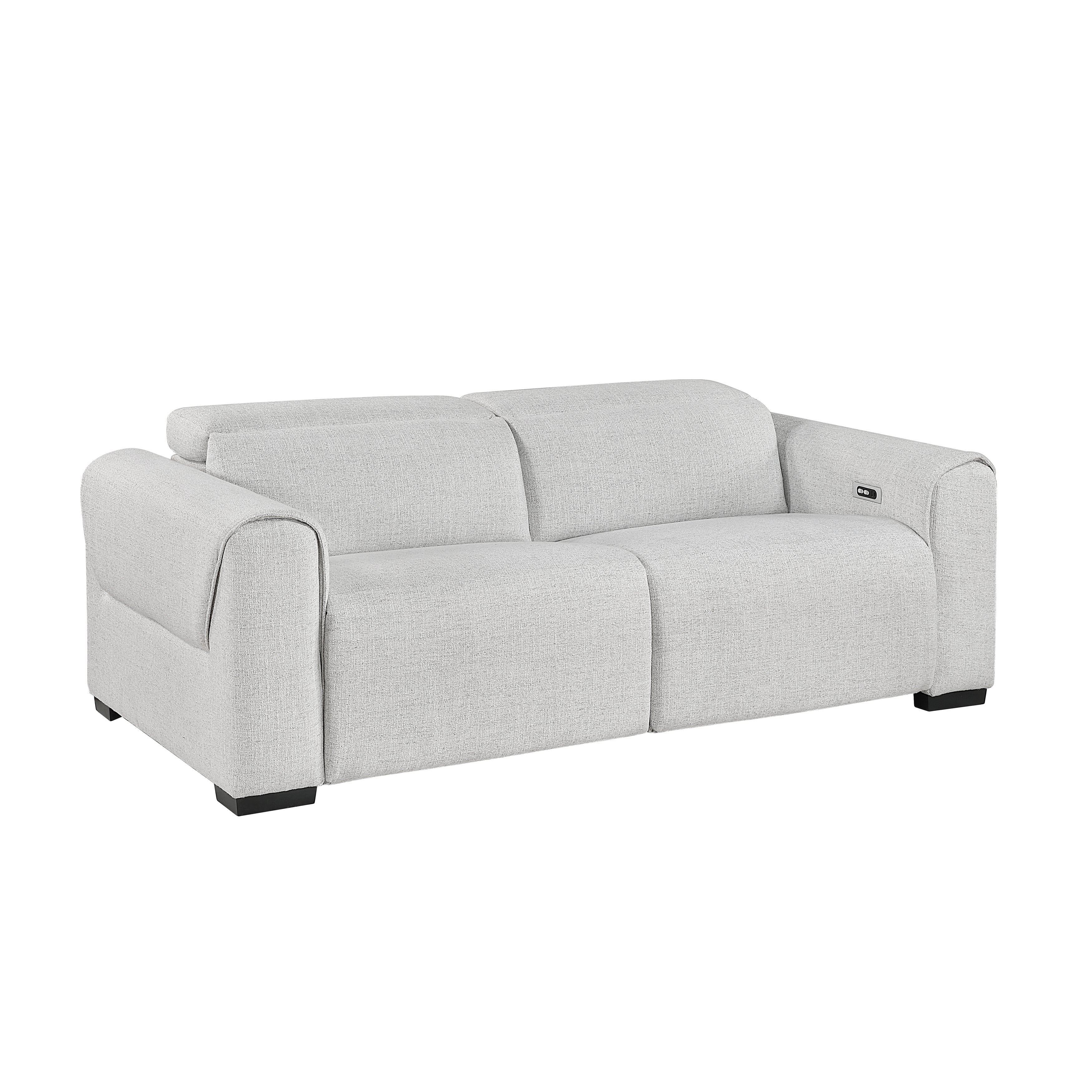 McPherson power Double Reclining Love Seat With Power Headrests, Charging Ports - Image 4