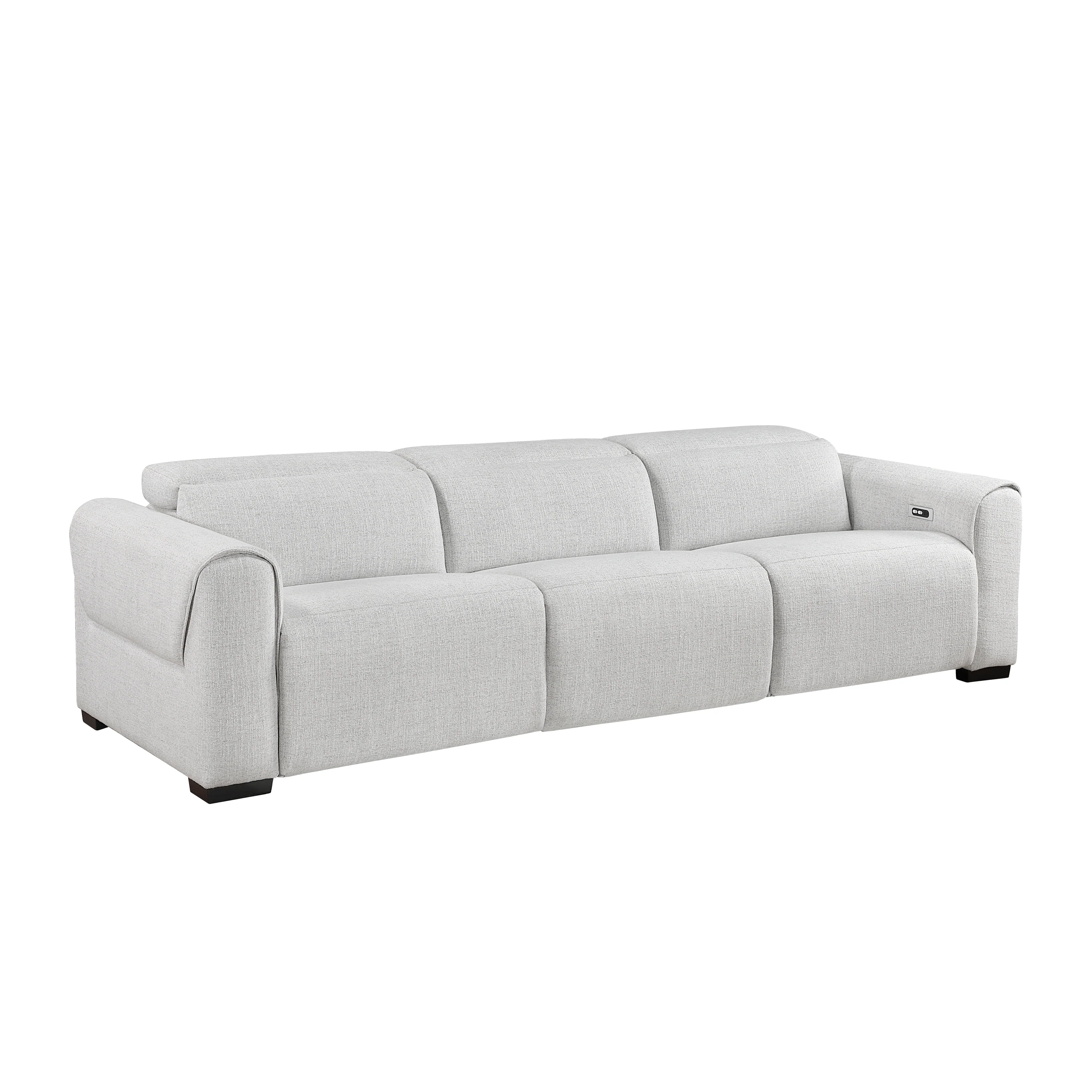McPherson power Double Reclining Sofa With Power Headrests, Charging Ports - Image 5
