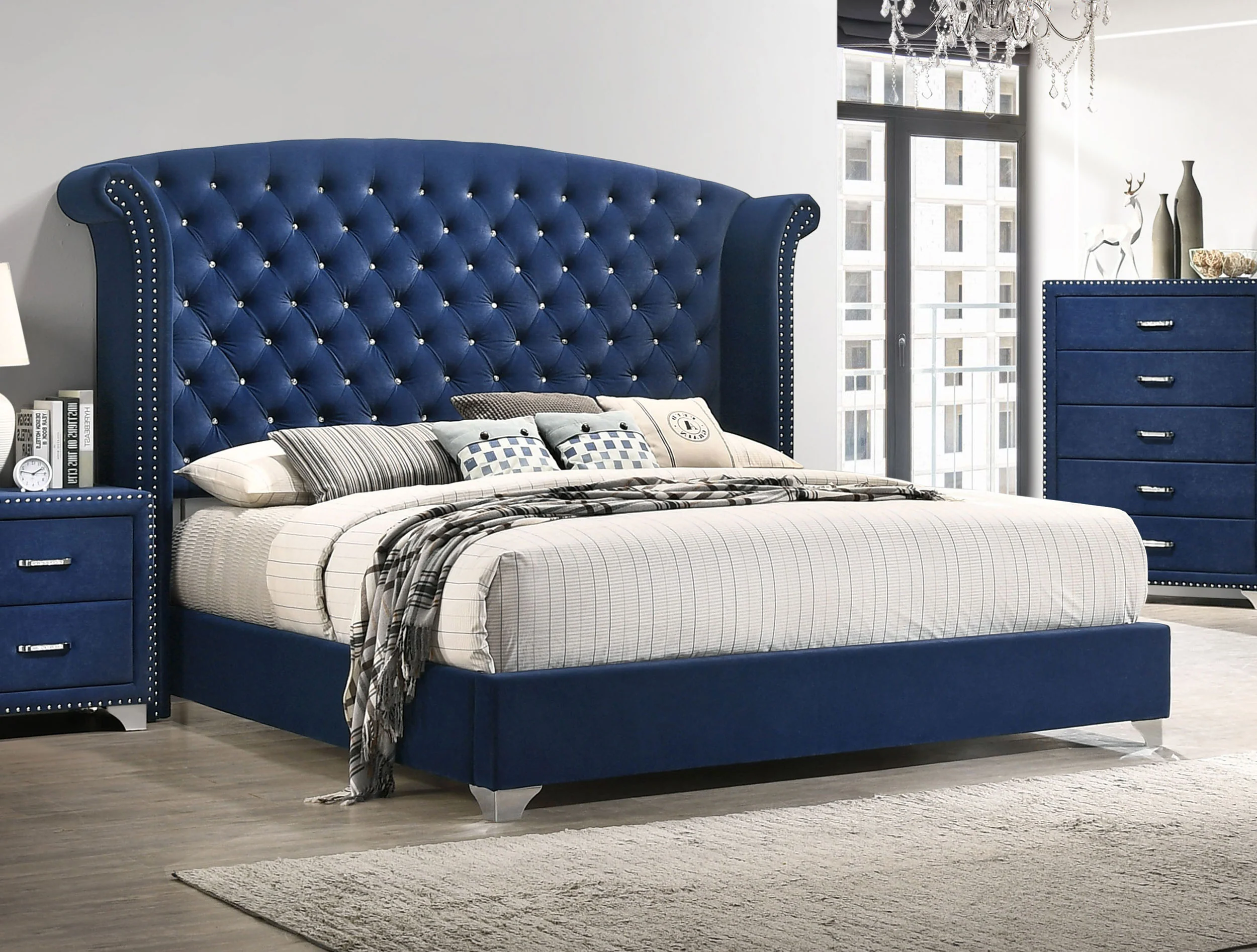 Melody Wingback Bed - Image 32
