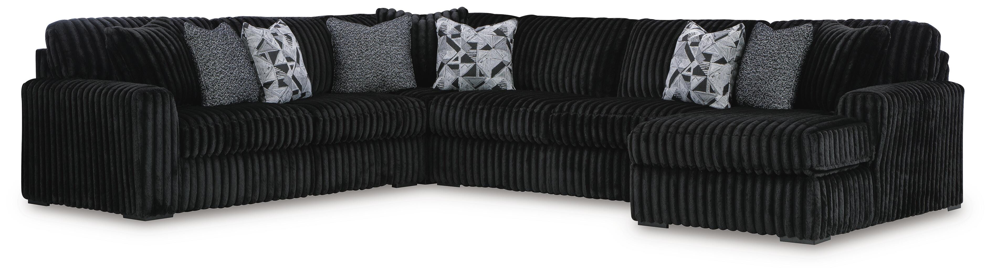 Midnight-Madness Sectional with Chaise - Image 109