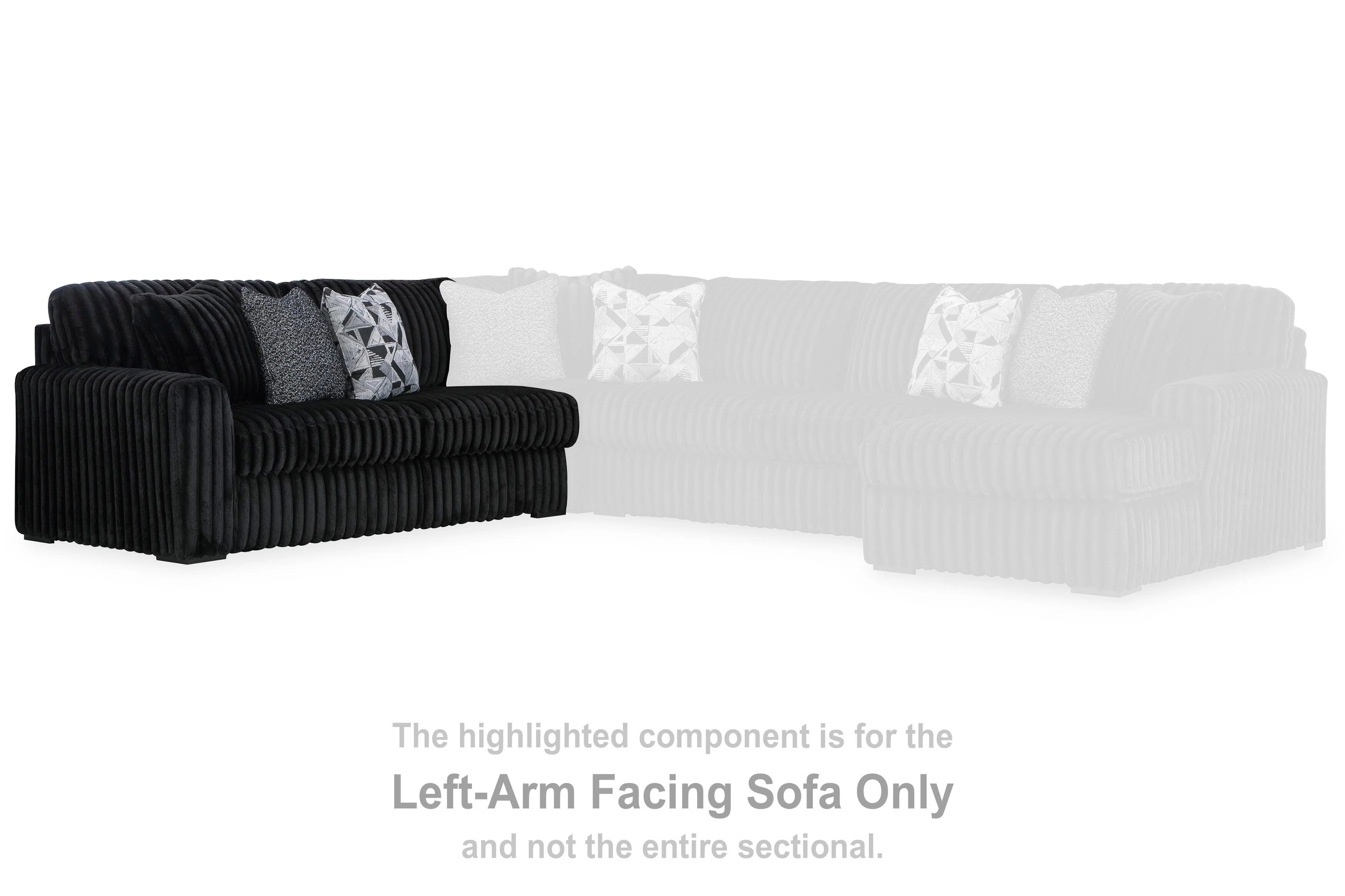 Midnight-Madness Sectional with Chaise - Image 113