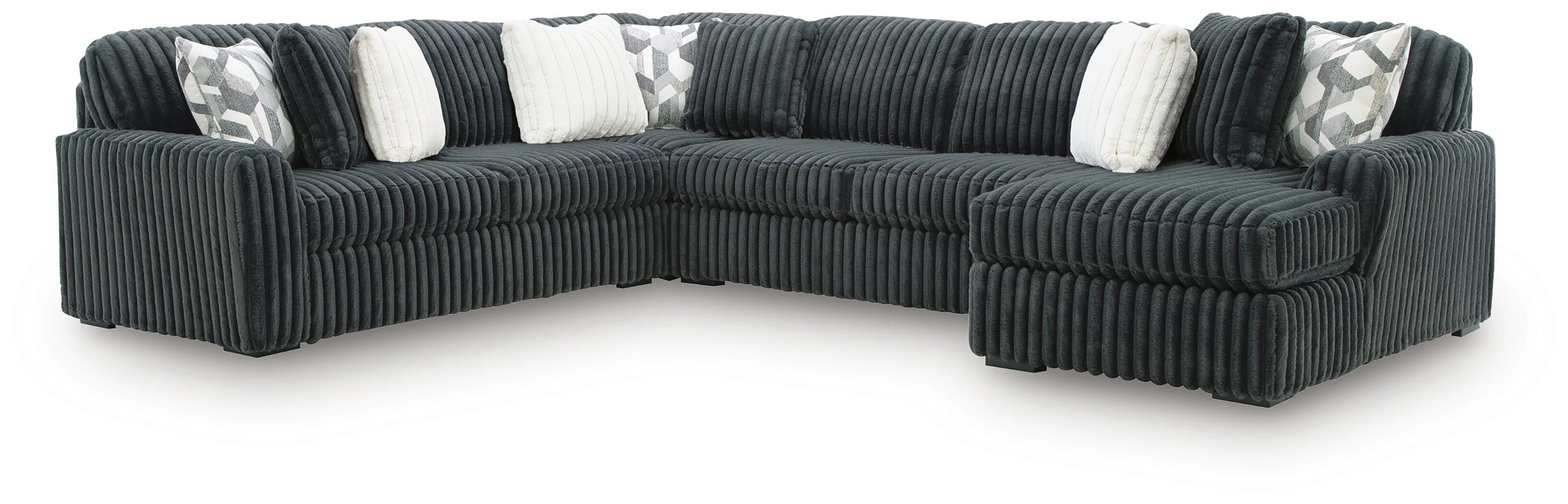 Midnight-Madness Sectional with Chaise - Image 218