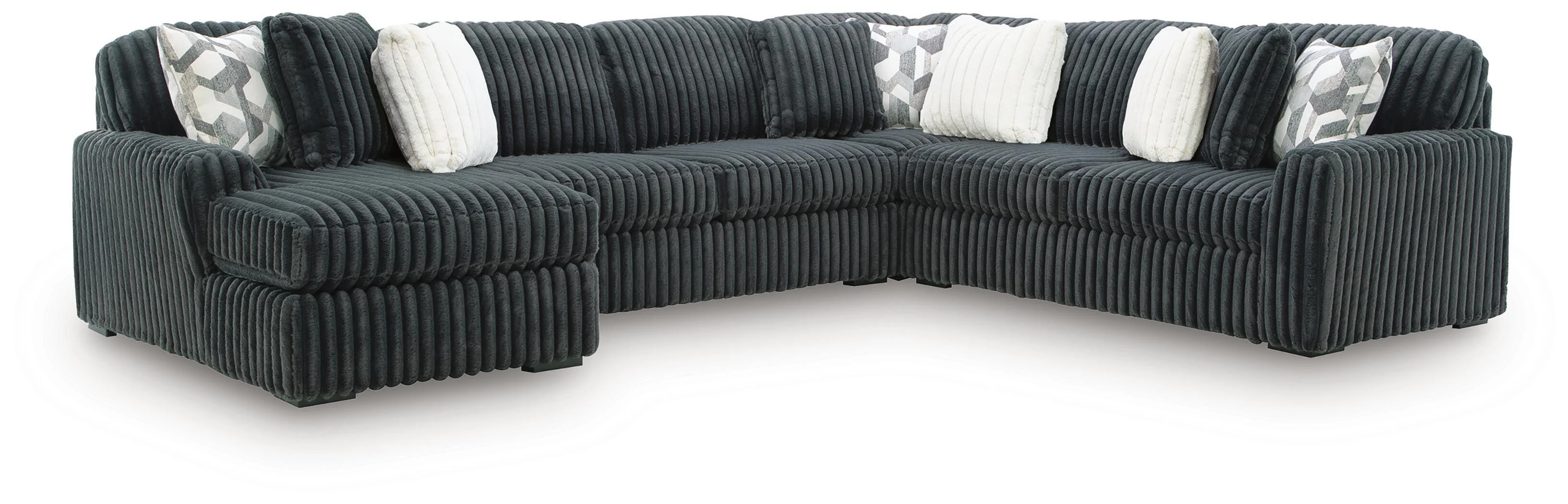 Midnight-Madness Sectional with Chaise - Image 219