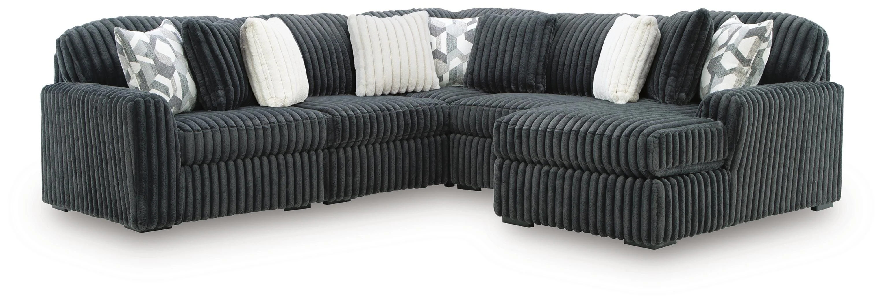 Midnight-Madness Sectional with Chaise - Image 220