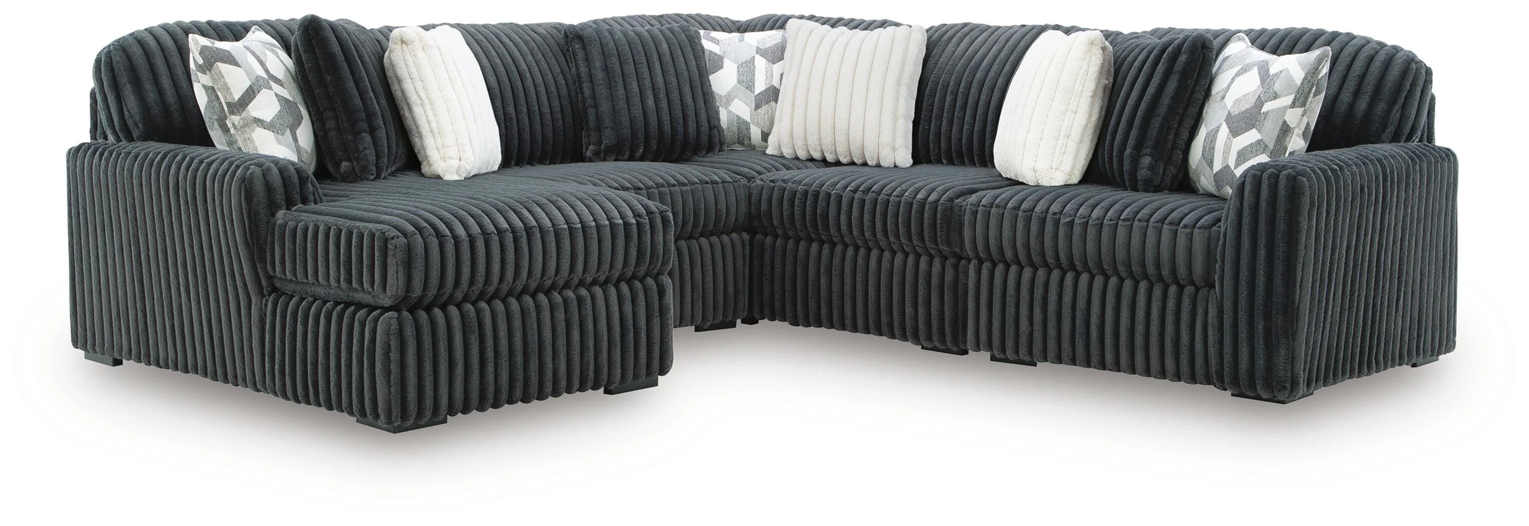 Midnight-Madness Sectional with Chaise - Image 221