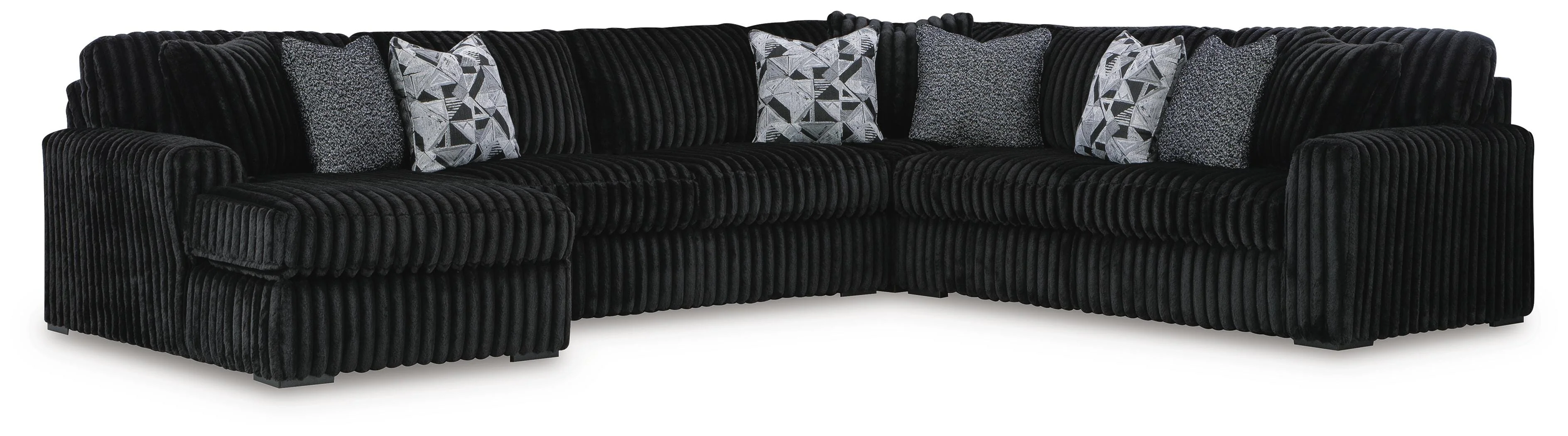Midnight-Madness Sectional with Chaise - Image 81