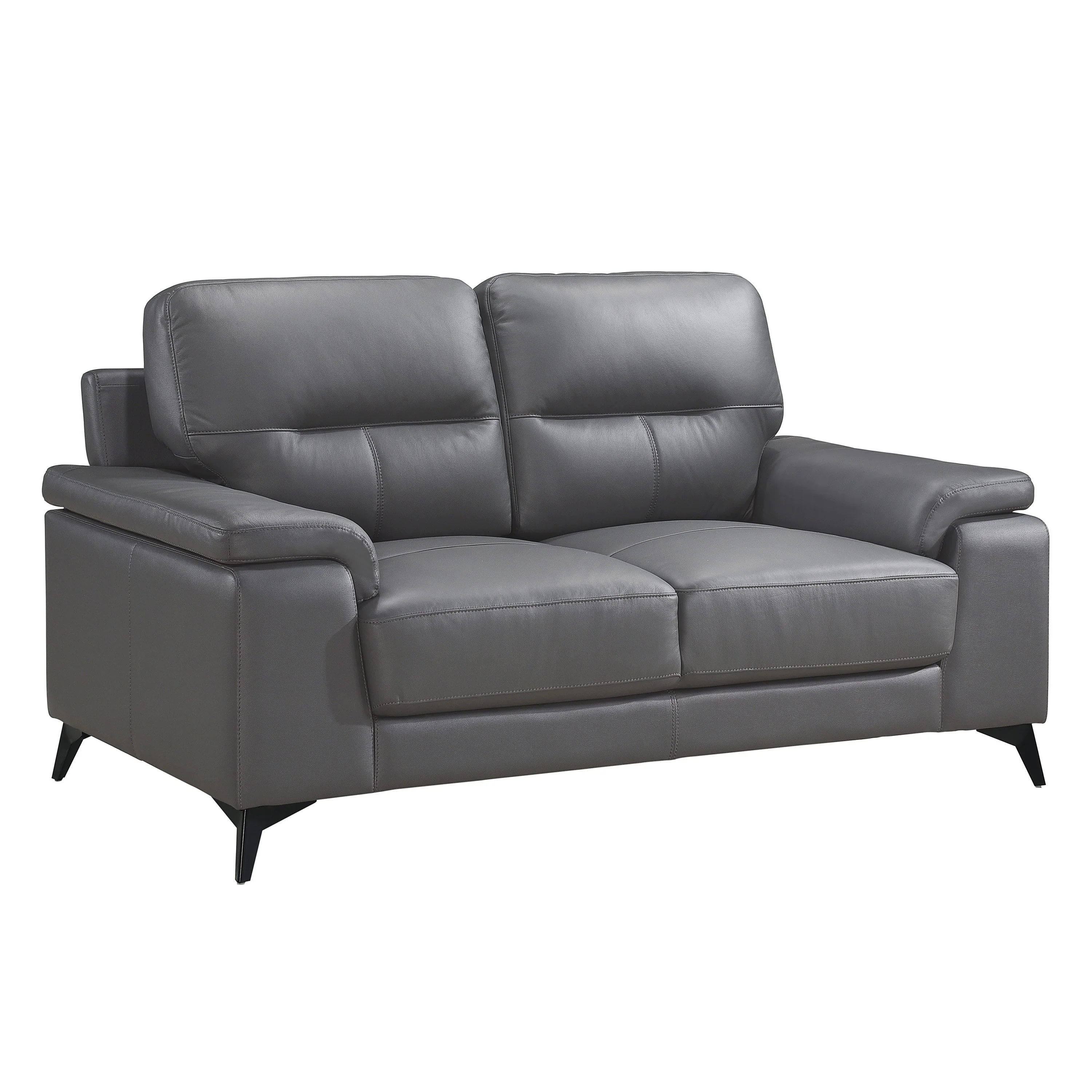 Mischa 2pc Set: Sofa, Love (9514DGY) - Image 4