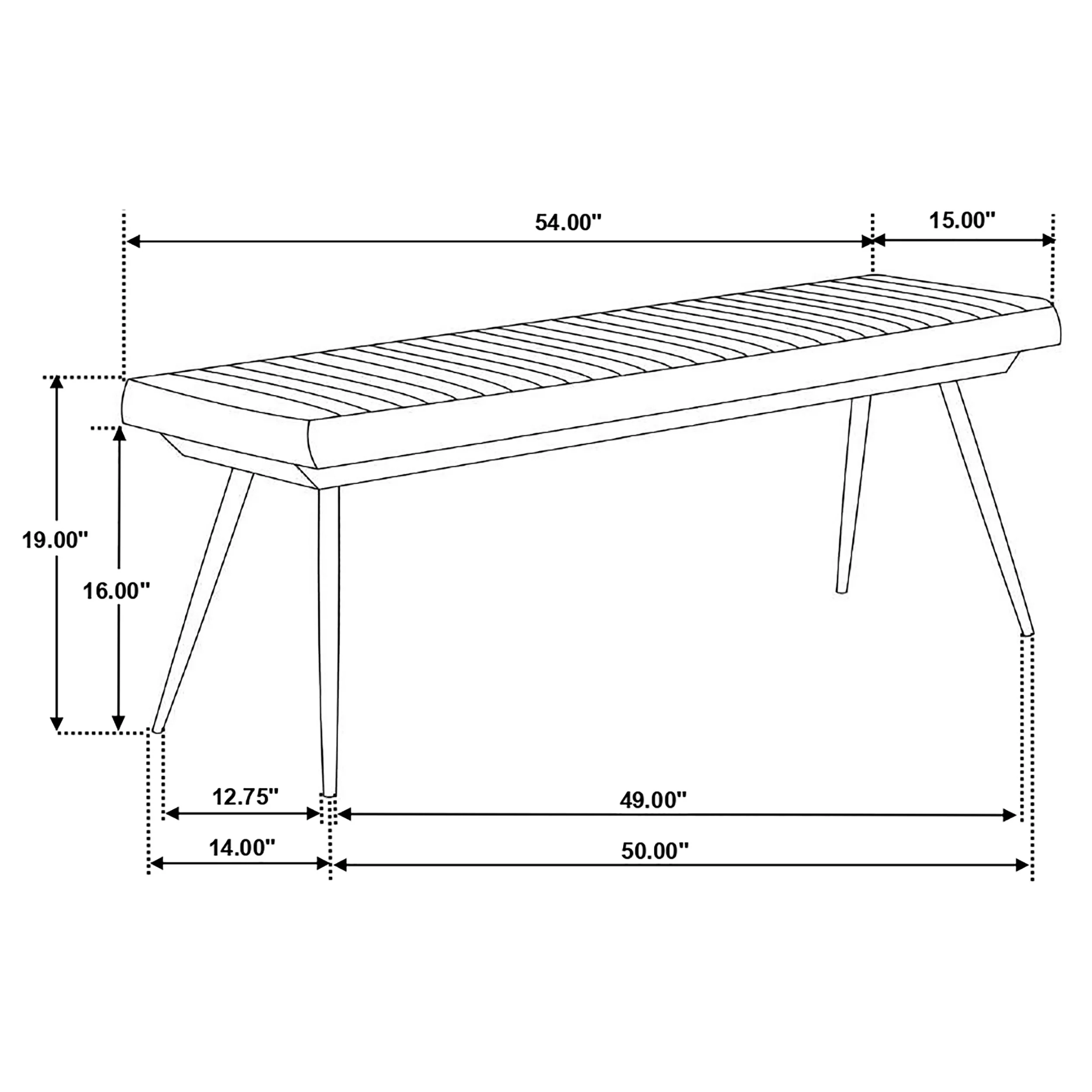 Misty Dining Bench - Image 13
